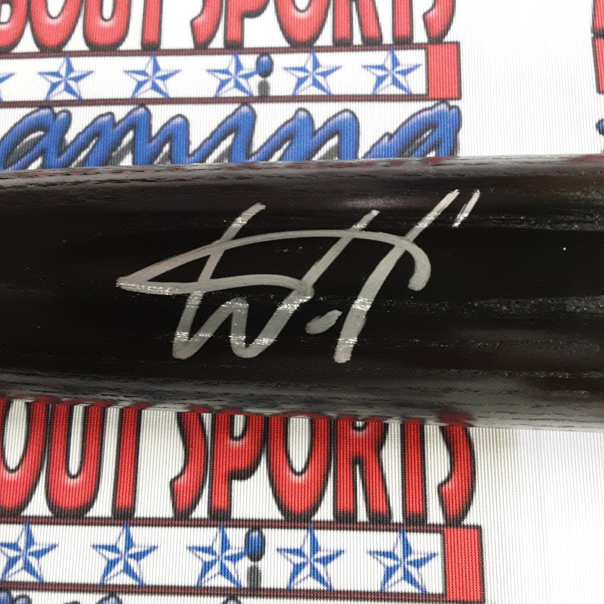 Wander Franco Authentic Signed Pro Style Bat Autographed JSA.
