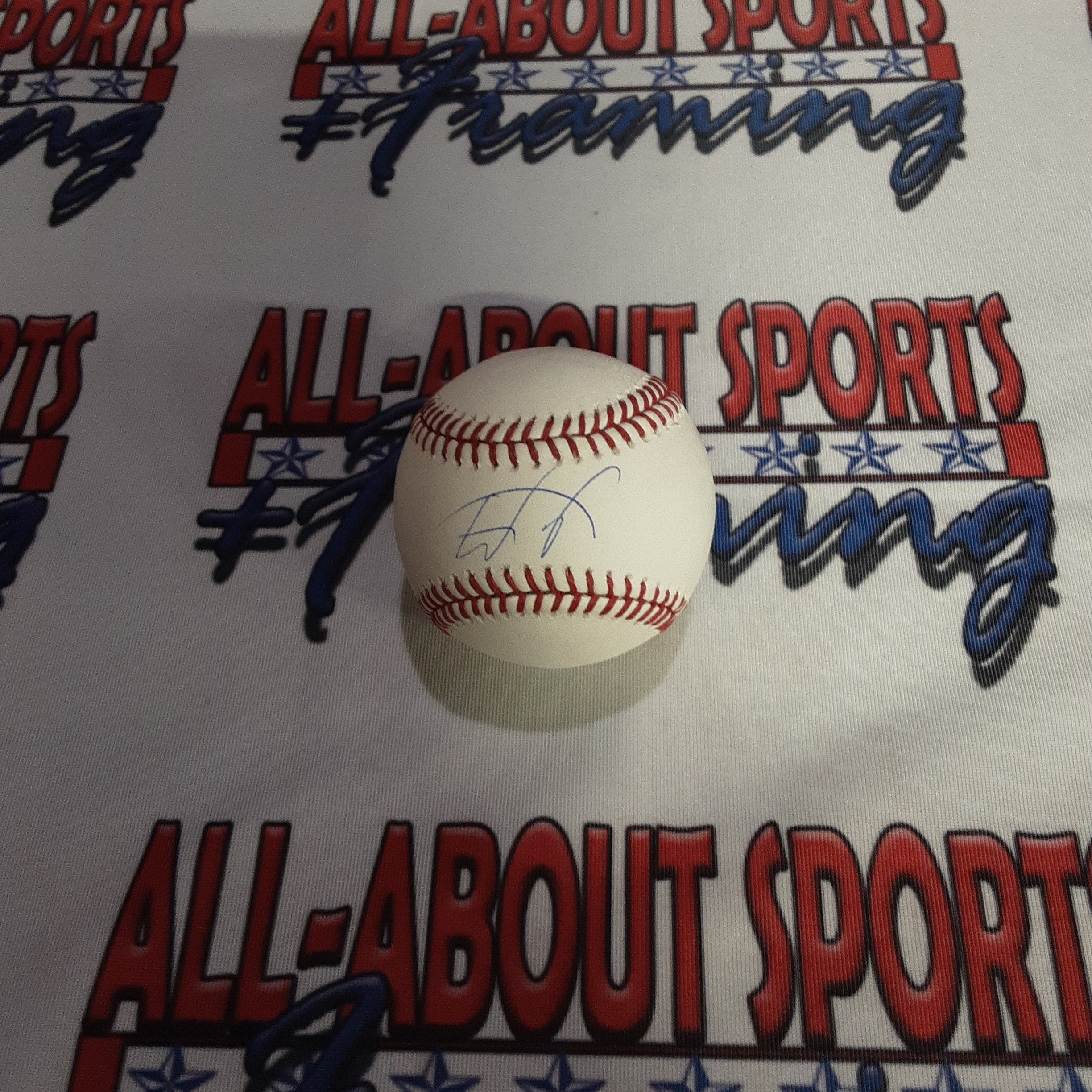 Wander Franco Autographed Tampa Bay Rays Custom Gray Baseball