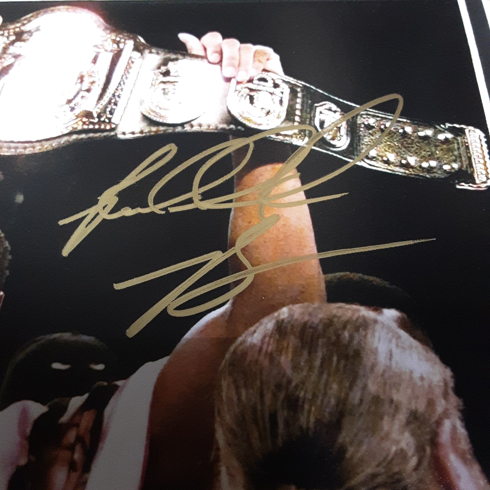 Riddick Bowe Signed Framed 8x10 Photo Autographed JSA