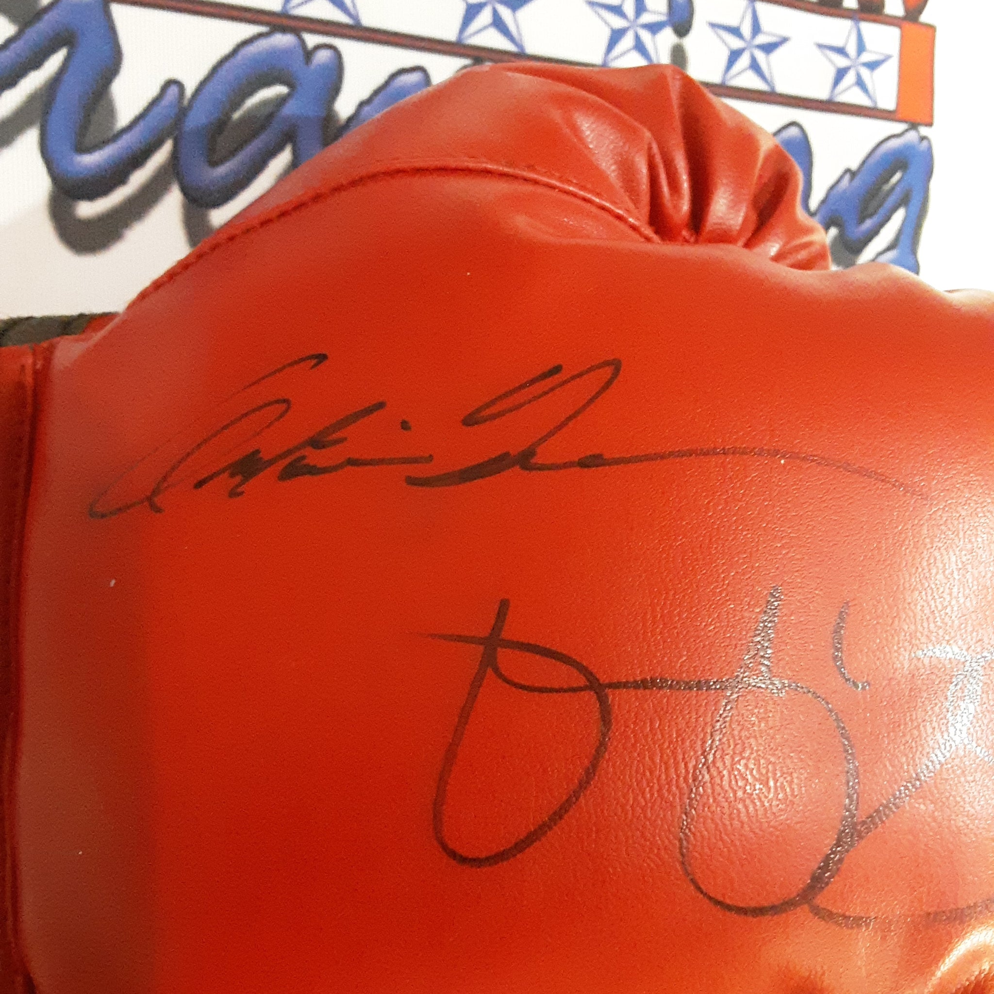 Roy Jones Jr. and Antonio Tarver Authentic Signed Boxing Glove Autographed JSA