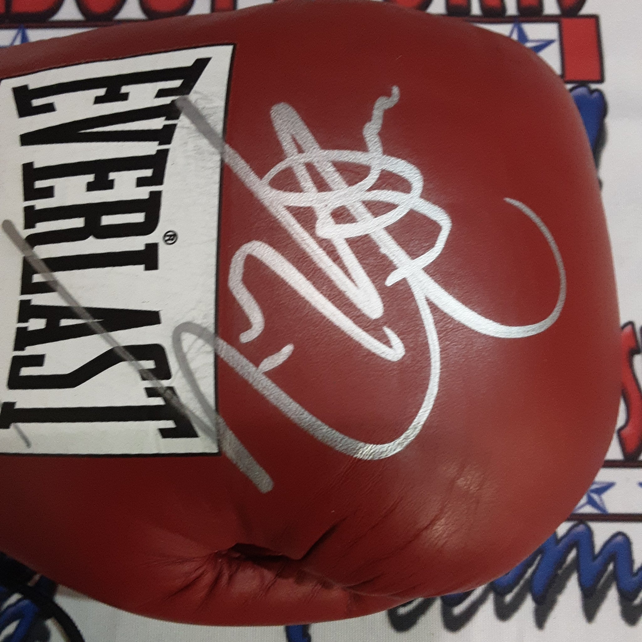 Sylvester Stallone and Antonio Tarver Authentic Signed Boxing Glove Autographed JSA