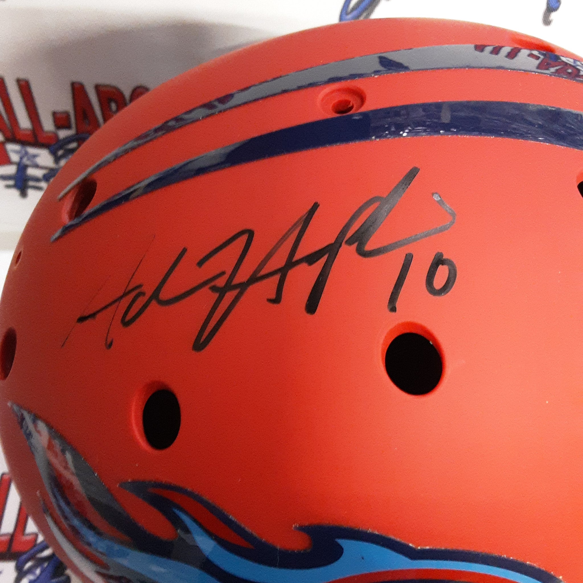 Adam Humphries Replica Signed Autographed Full-size Replica Helmet JSA.