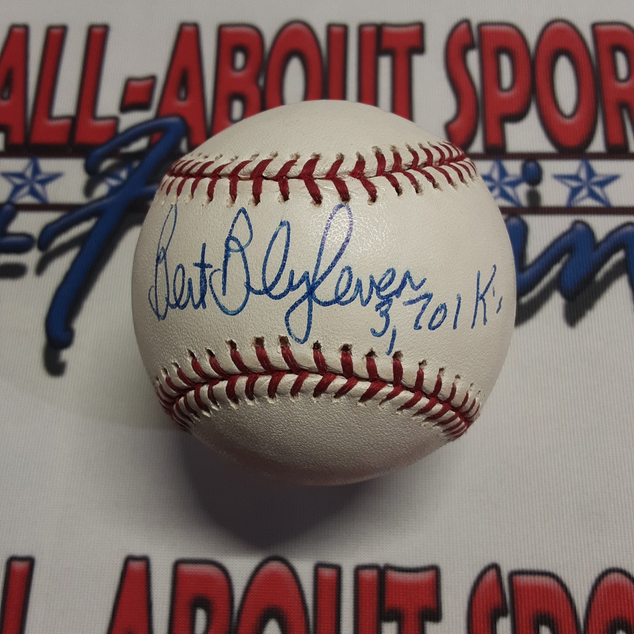 Bert Blyleven Authentic Signed Baseball Autographed with Inscription JSA.