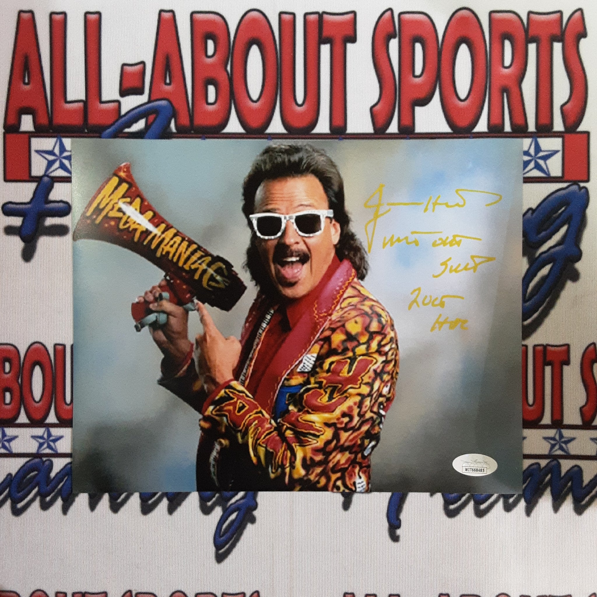 Jimmy Hart Authentic Signed 8x10 Photo Autographed with Inscription JSA.