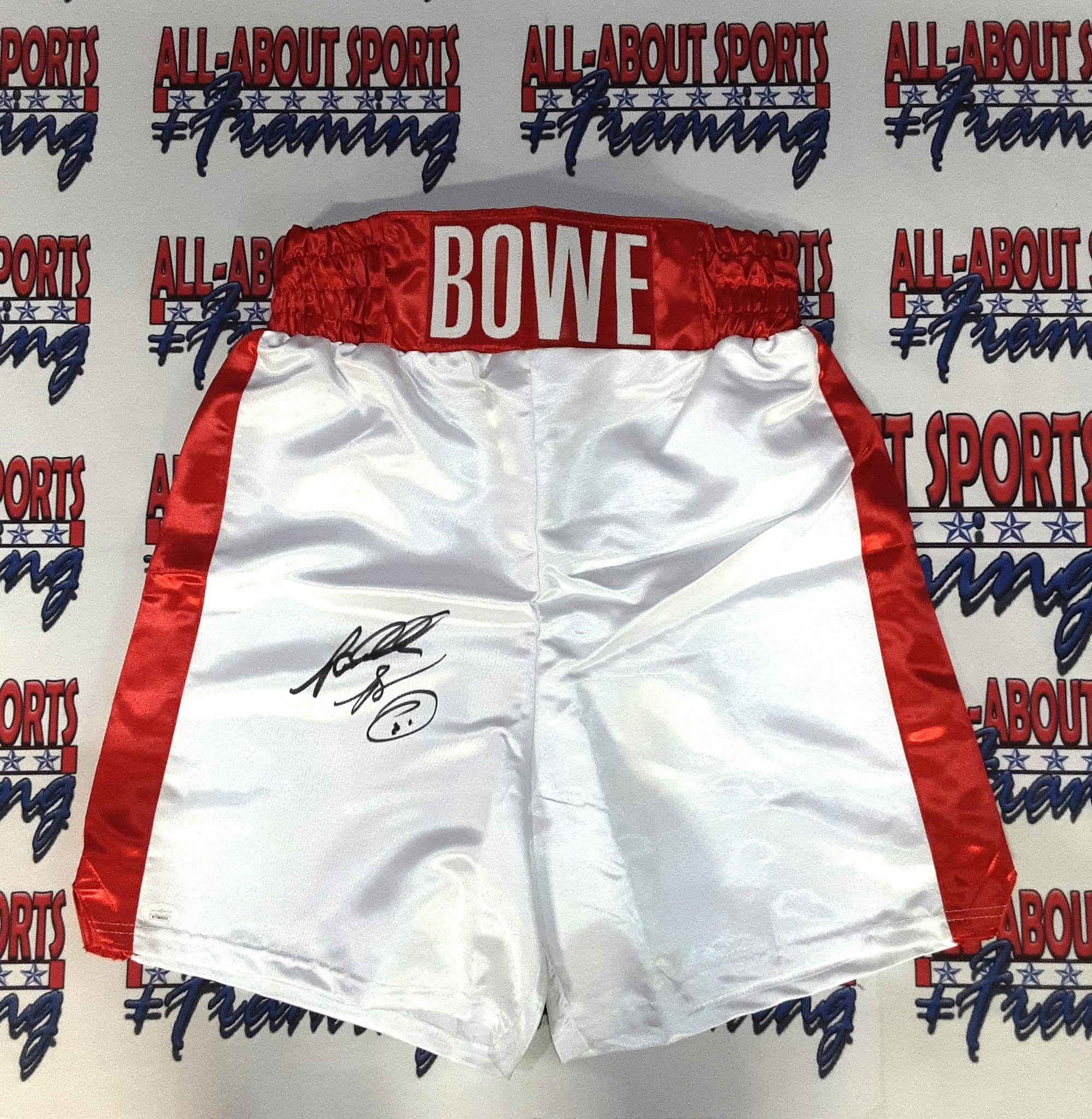 Riddick "Big Daddy" Bowe Authentic Signed Boxing Shorts Autographed JSA-