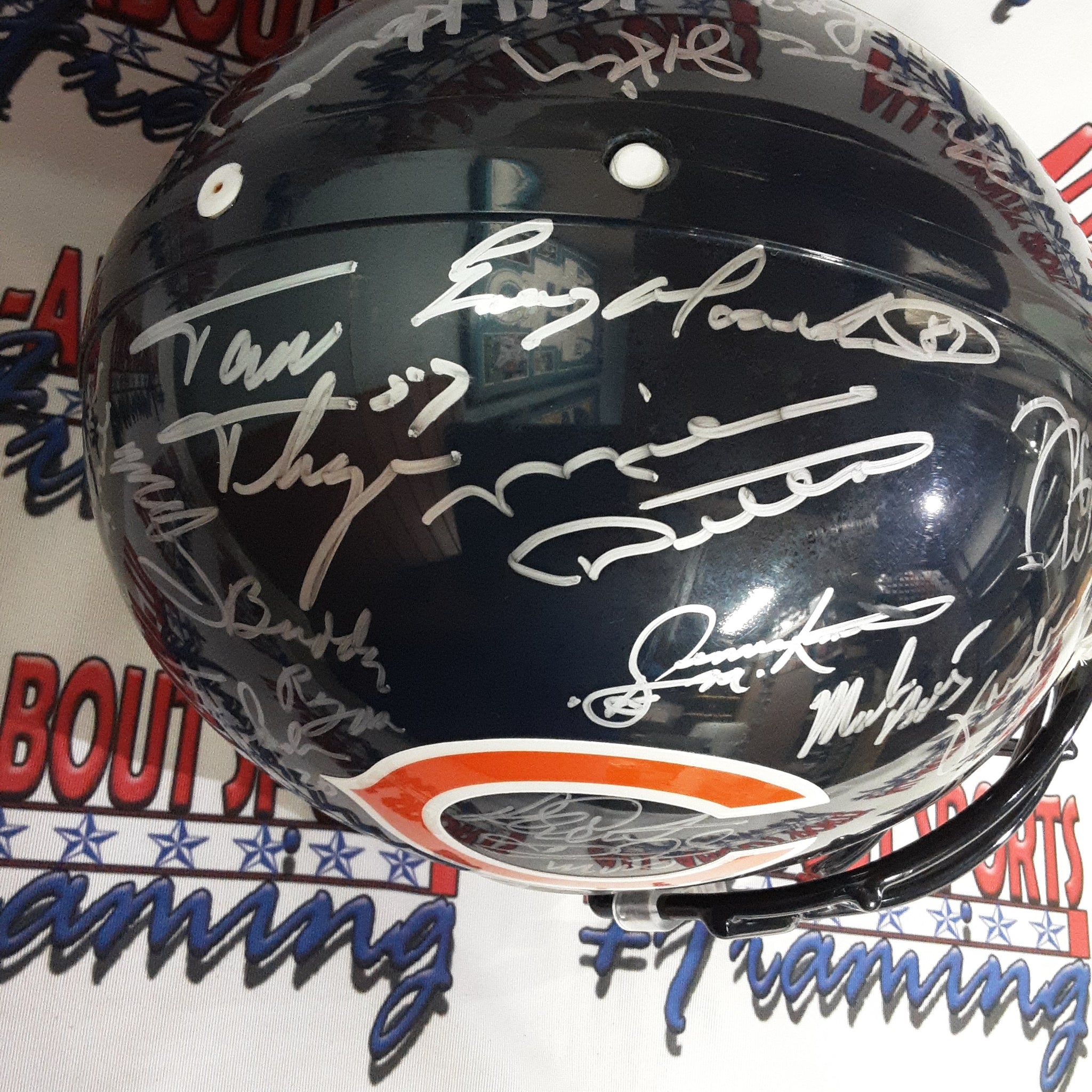 1985 Super Bowl XX Champions Reunion Team Signed Autographed Full-size Authentic Helmet JSA/LOA