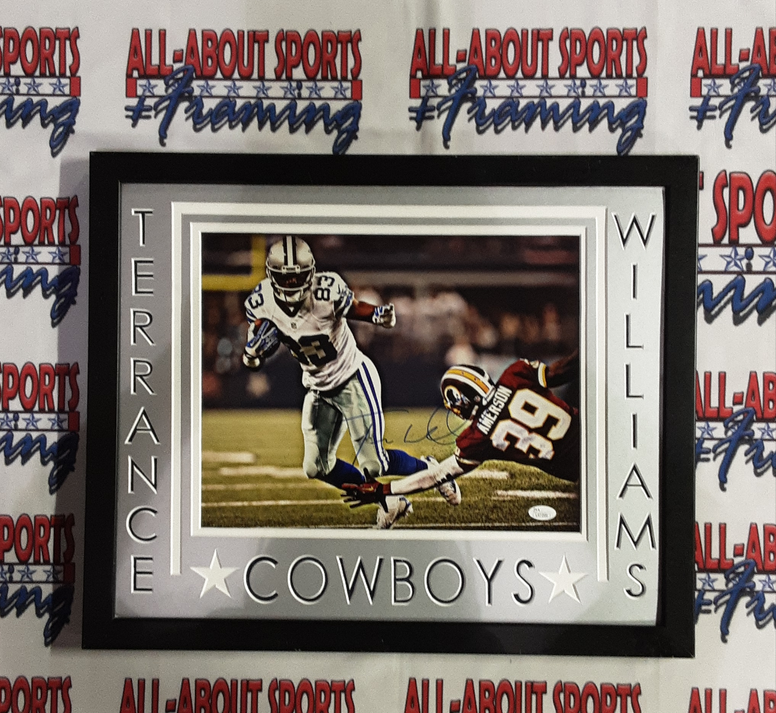 Demarcus Lawrence framed autographed white jersey