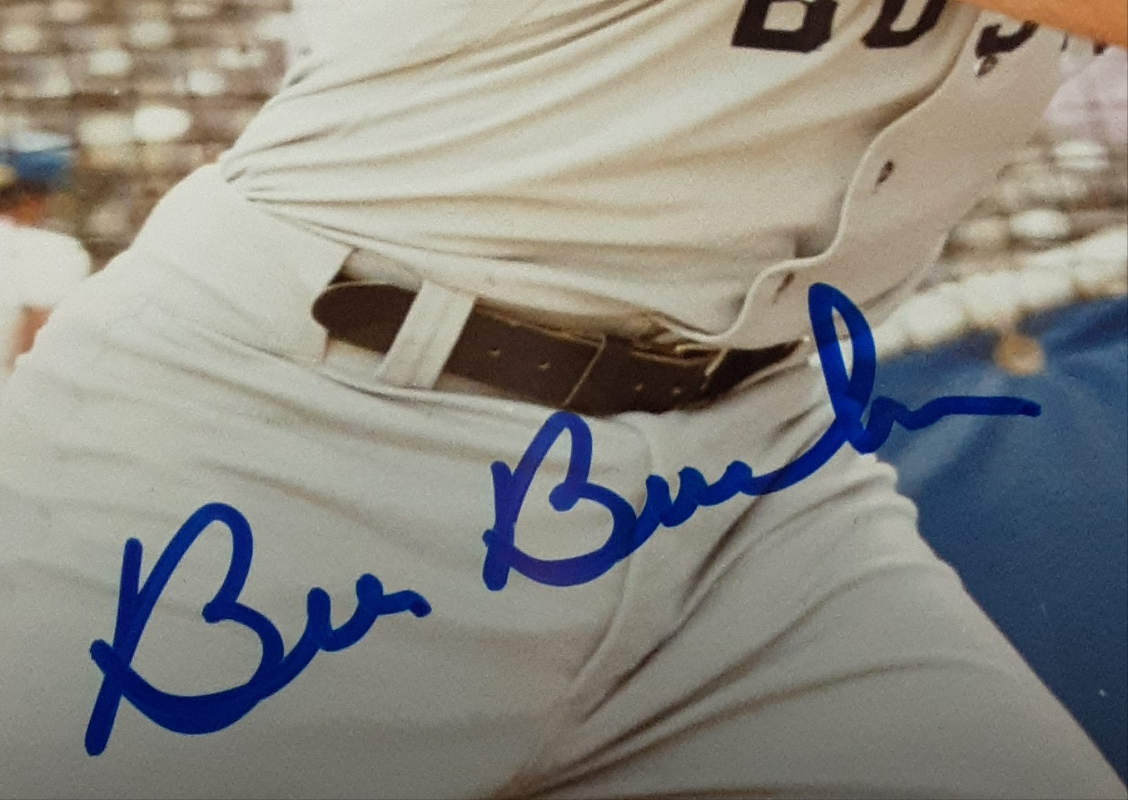 Bill Buckner Authentic Signed Framed 8x10 Photo Autographed PSA