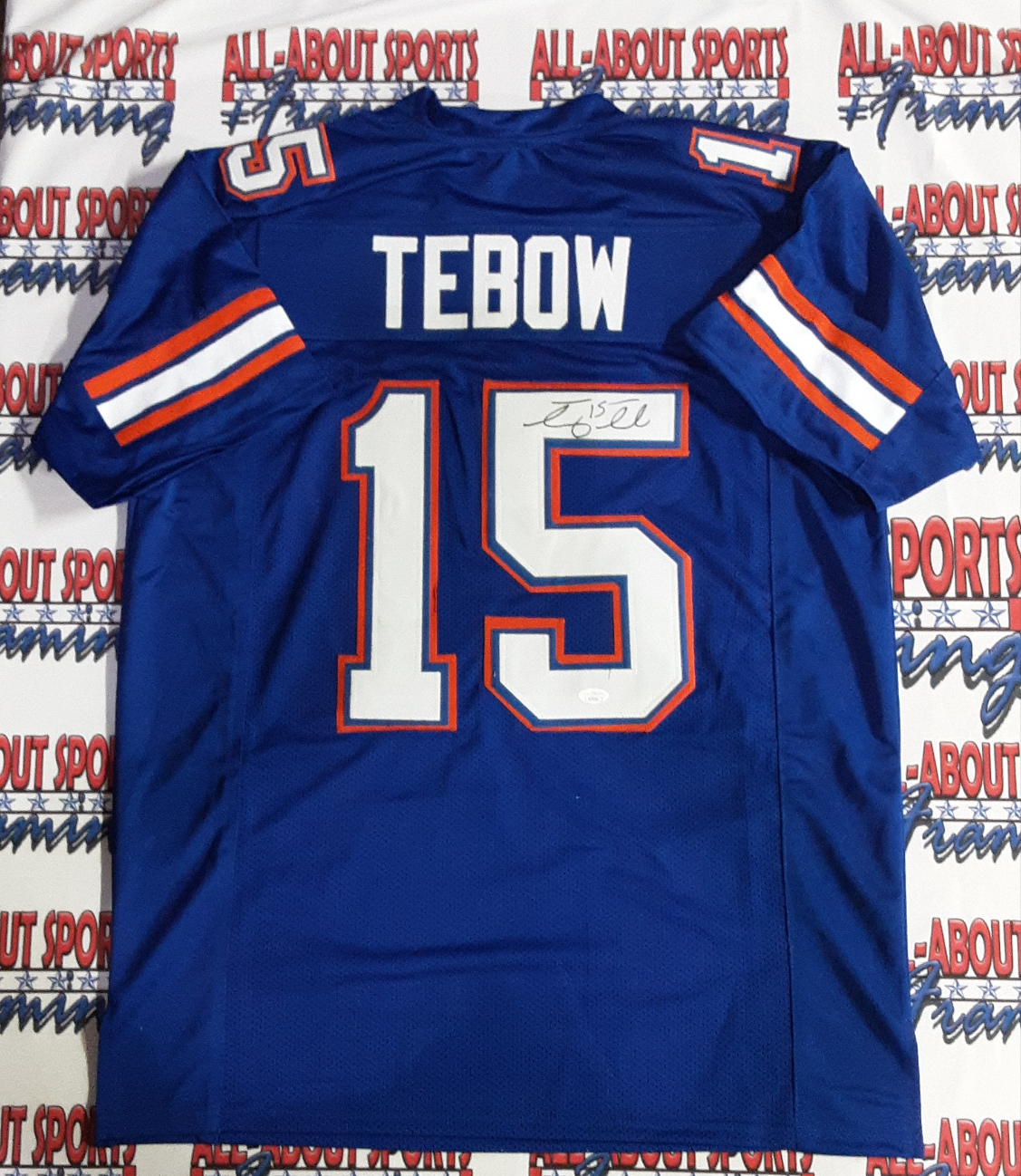 tim tebow jersey signed