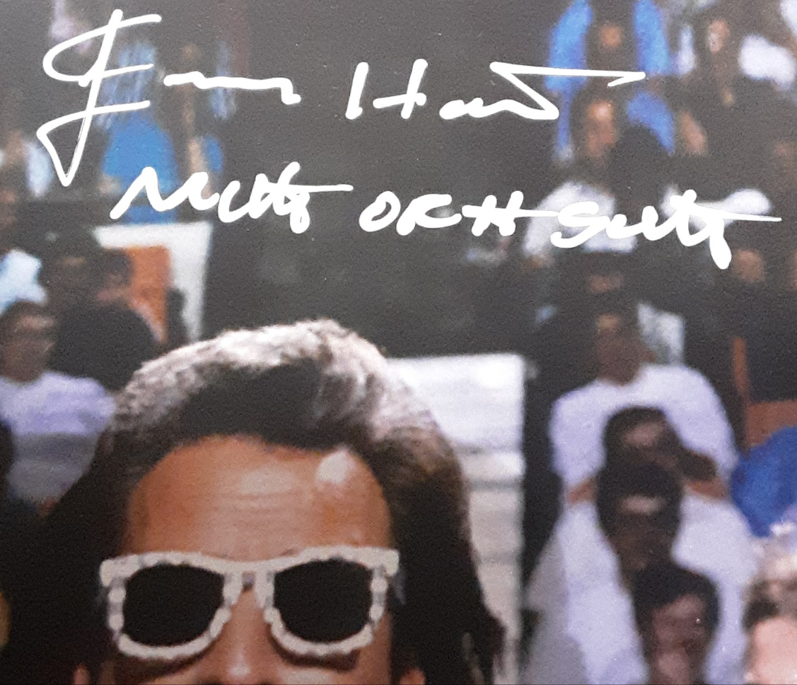 Jimmy Hart Authentic Signed Framed 8x10 Photo Autographed JSA