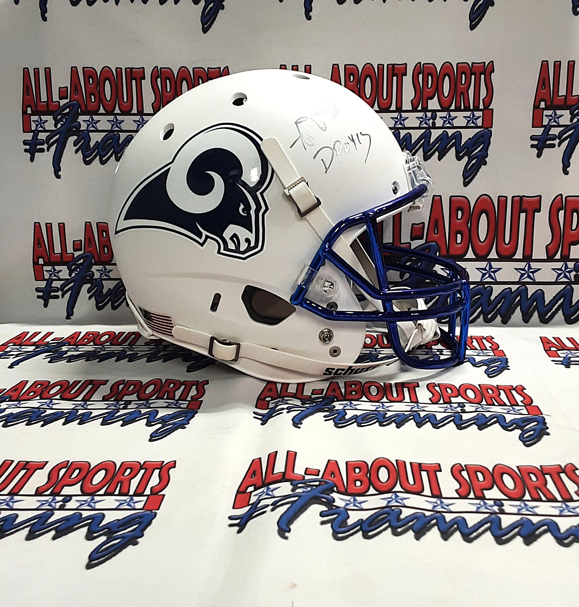 Aaron Donald Authentic Signed Autographed Full-size Replica Helmet JSA
