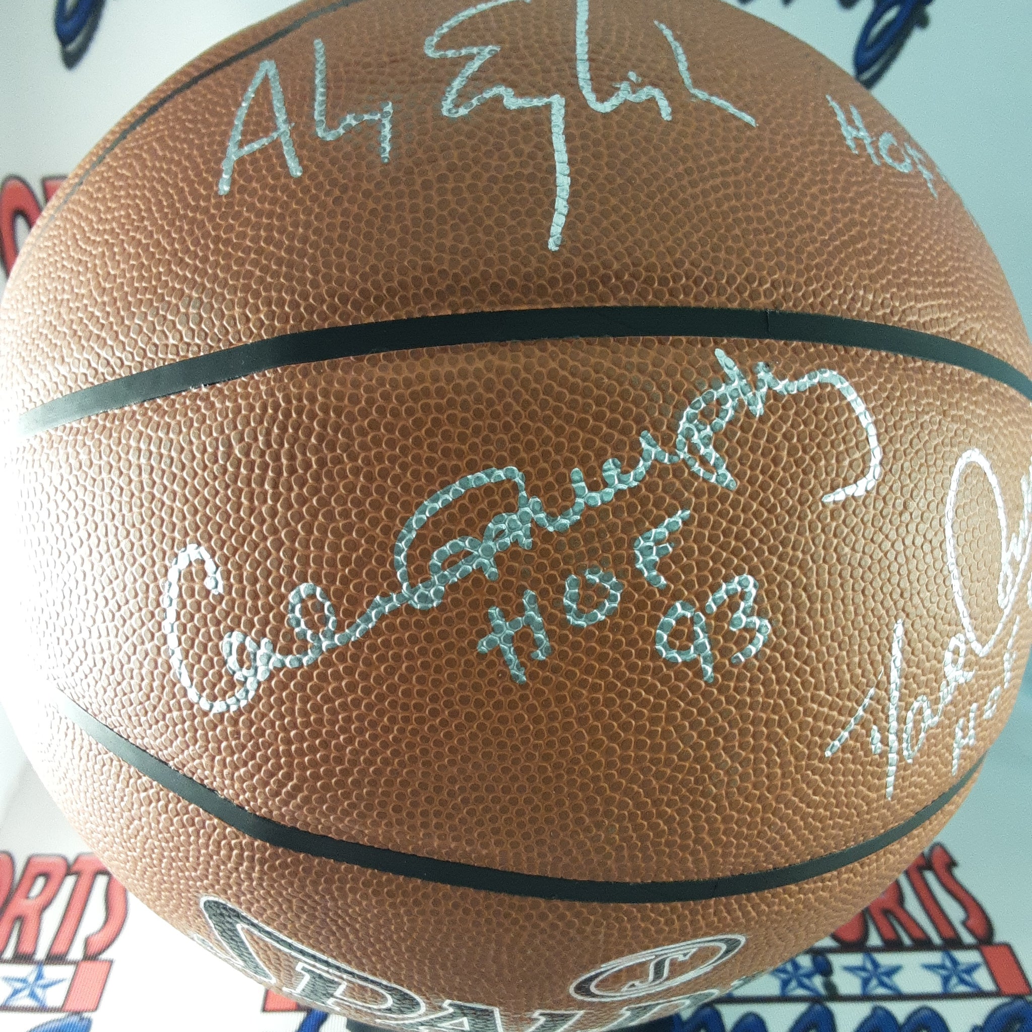 Cowens, English, & Murphy Hall of Fame Basketball Autographed JSA