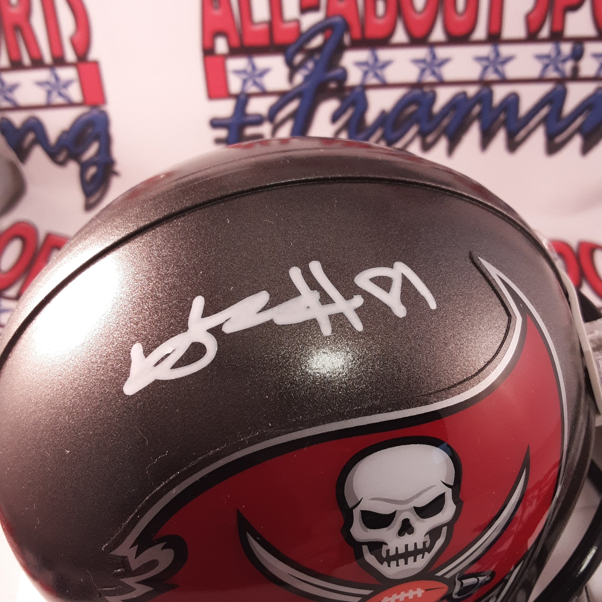Antonio Brown Authentic Signed Autographed Mini Helmet JSA