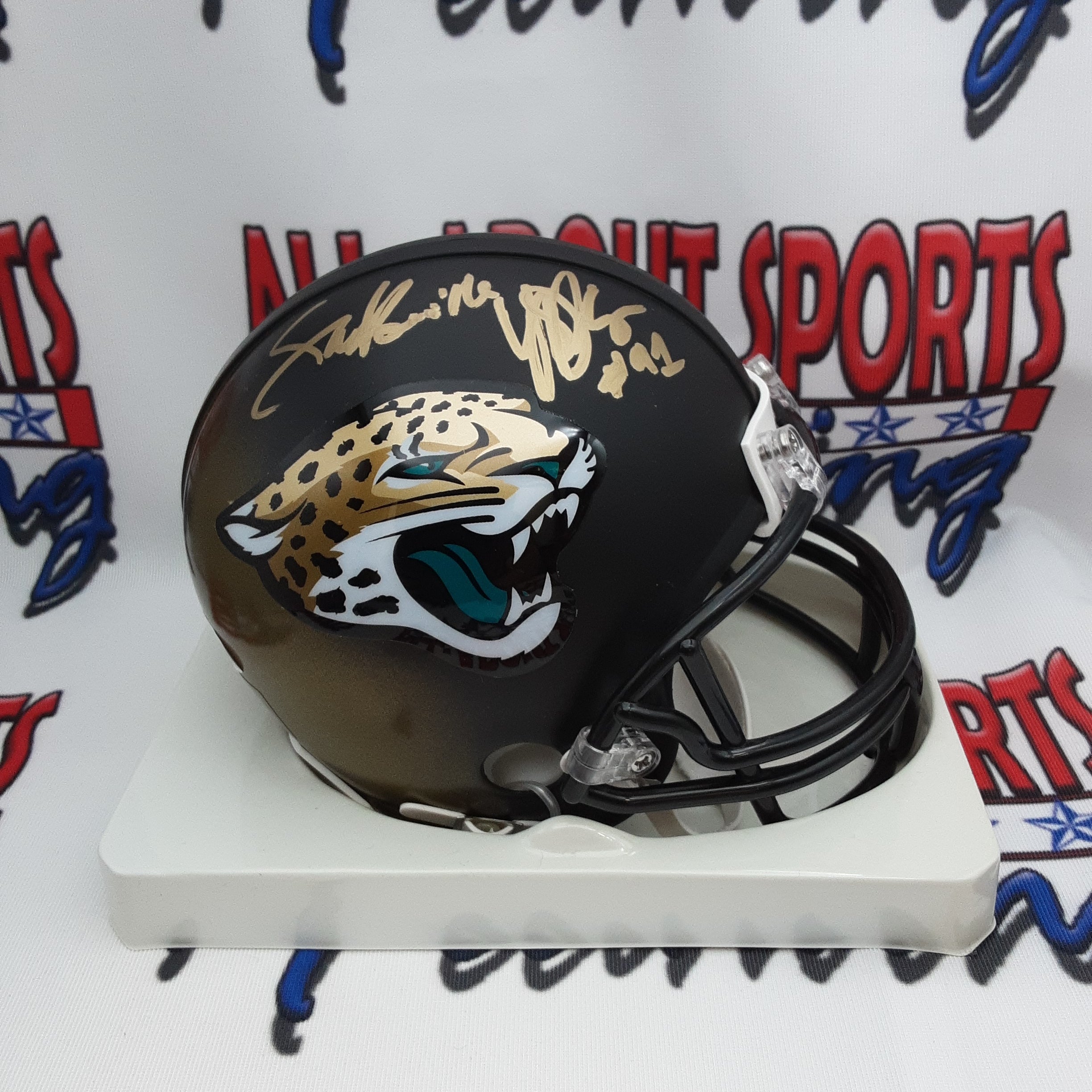 Yannick Ngakoue Authentic Signed Autographed Mini Helmet JSA