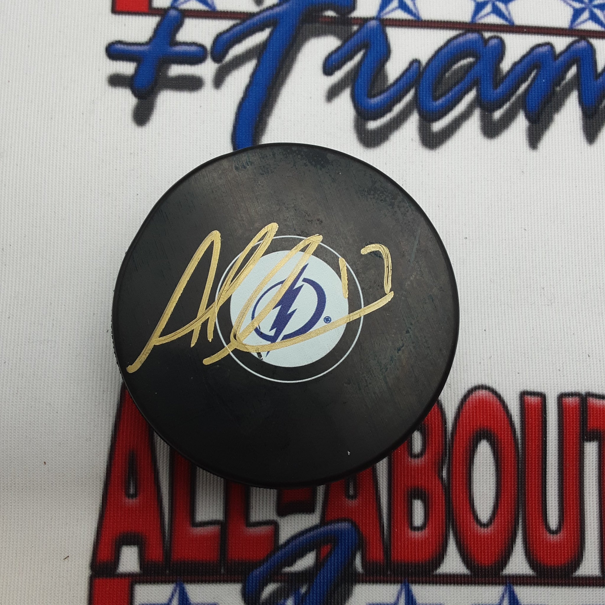 Alex Killorn Authentic Signed Hockey Puck Autographed JSA