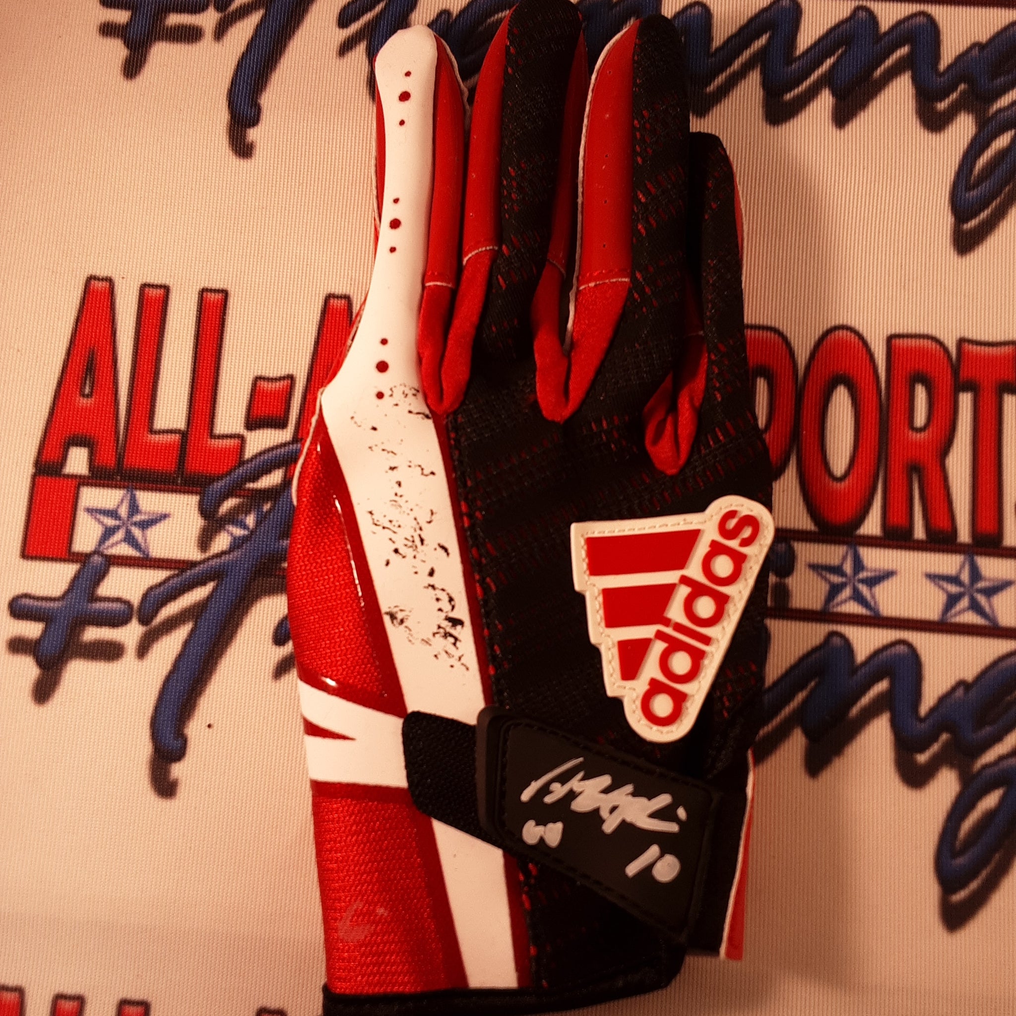 Adam Humphries Authentic Game Used Signed Glove Autographed JSA