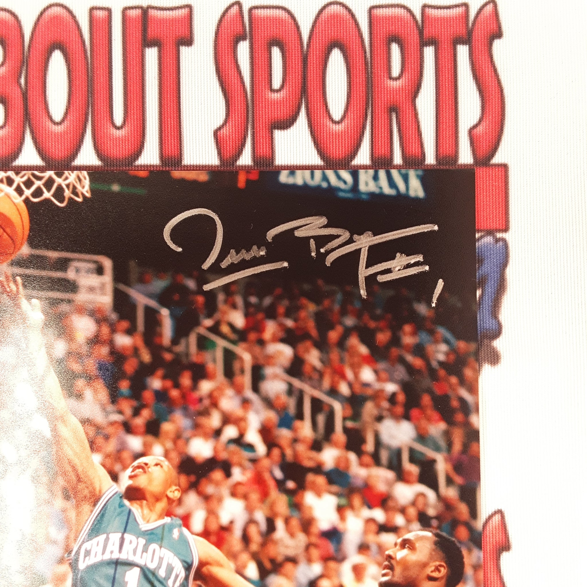 Tyrone Muggsy Bogues Authentic Signed 8x10 Photo Autographed PSA.