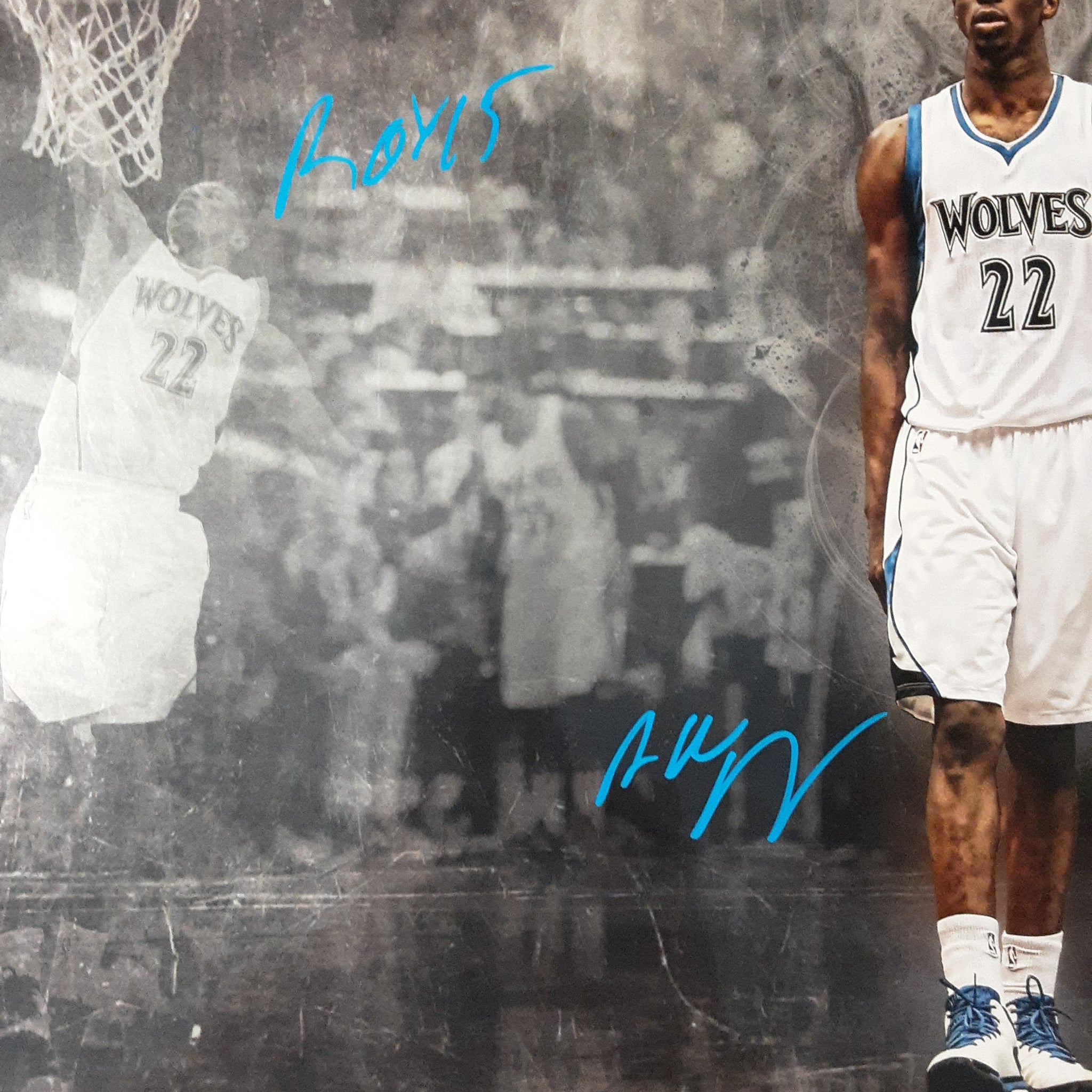 Andrew Wiggins Authentic Signed 16x20 Photo Autographed JSA.