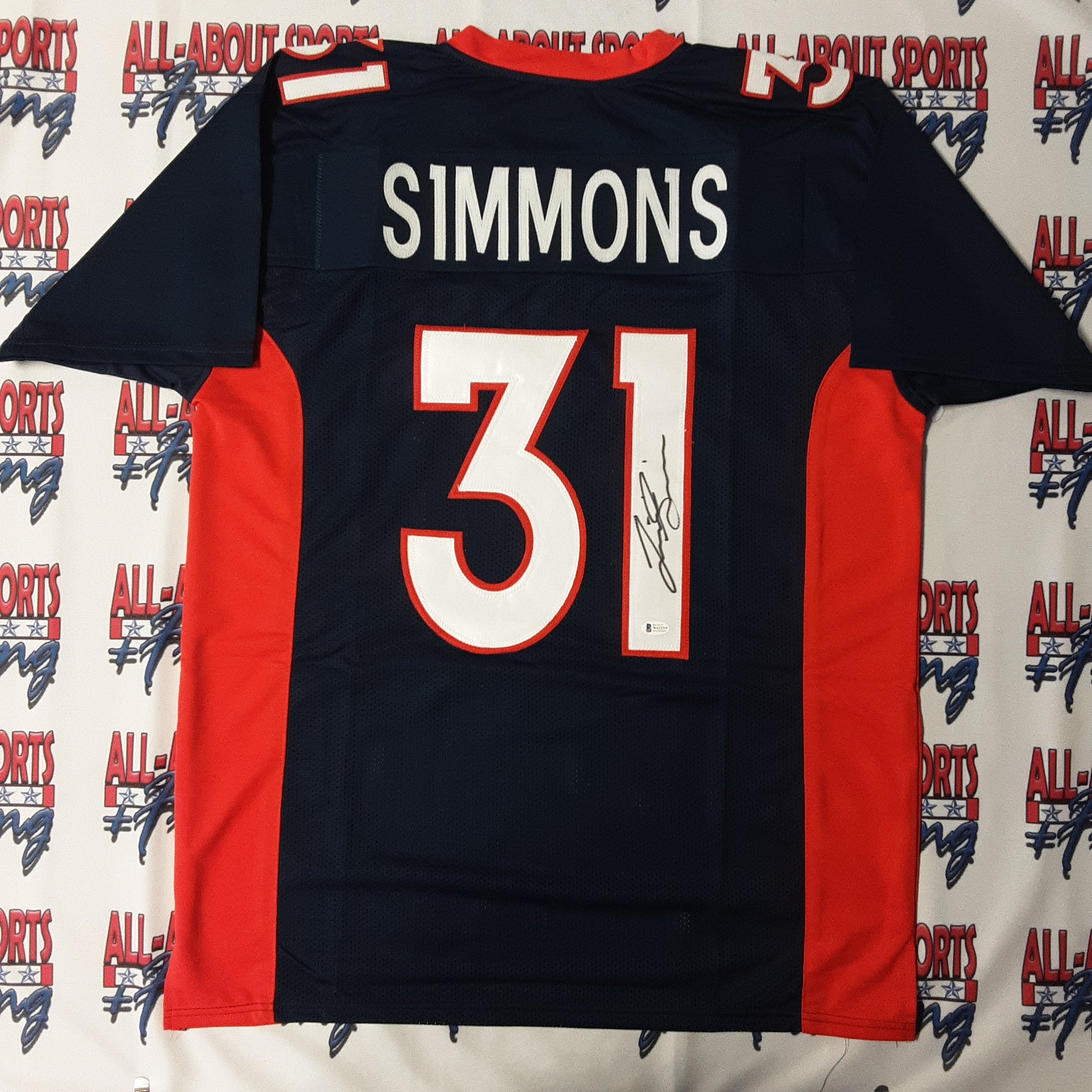 Courtland Sutton Autographed/Signed Pro Style White XL Jersey Beckett –  Denver Autographs