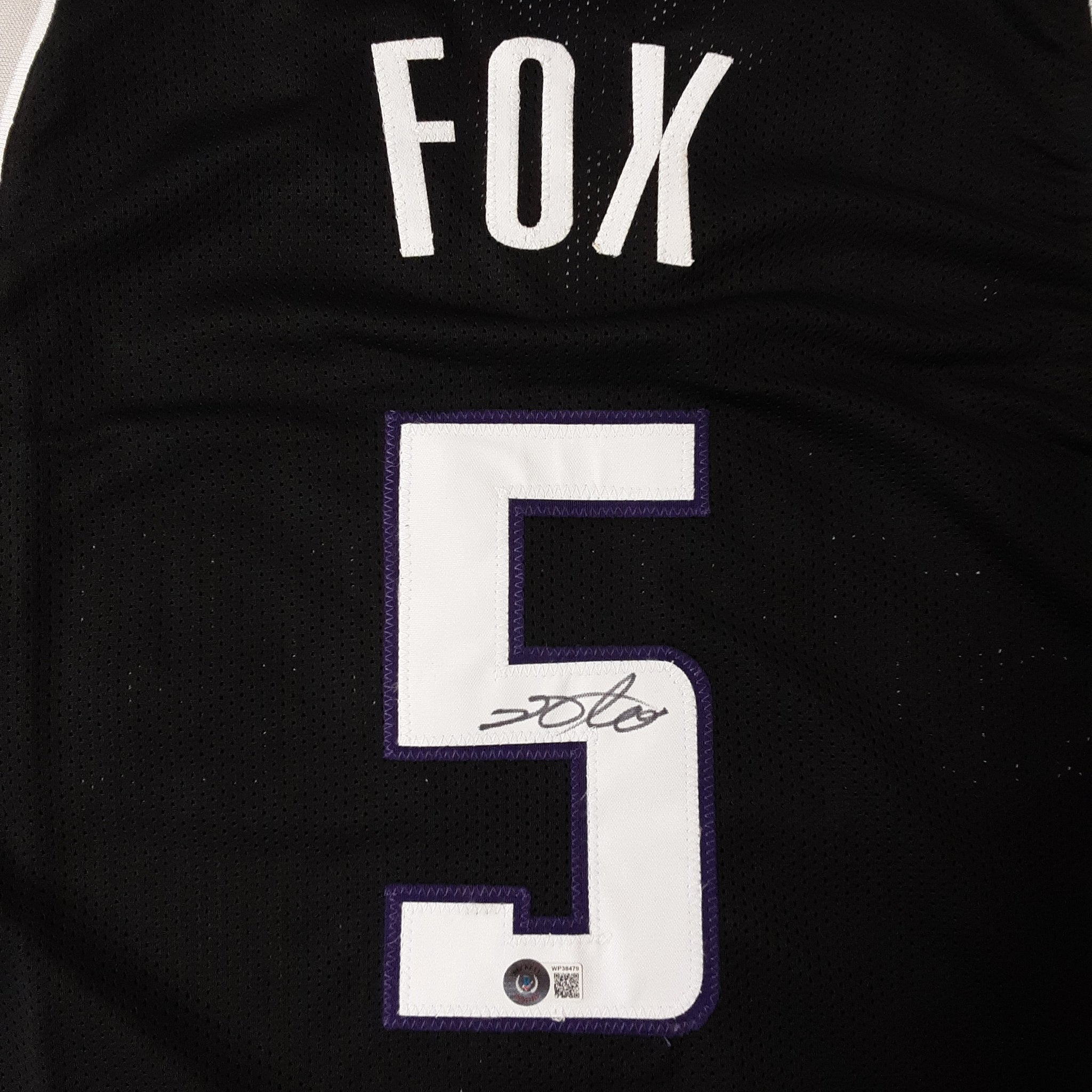 De'Aaron Fox Authentic Signed Pro Style Jersey Autographed Beckett-
