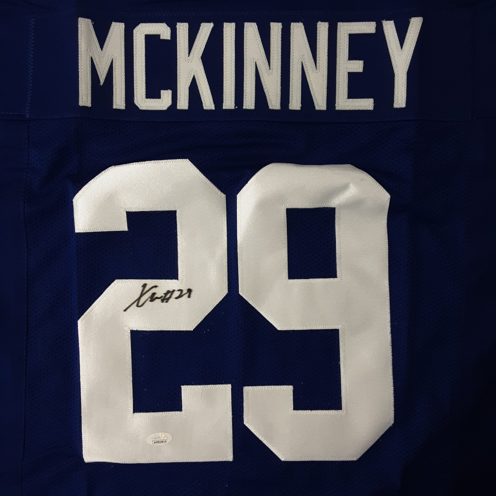Xavier Mckinney Authentic Signed Pro Style Jersey Autographed JSA-