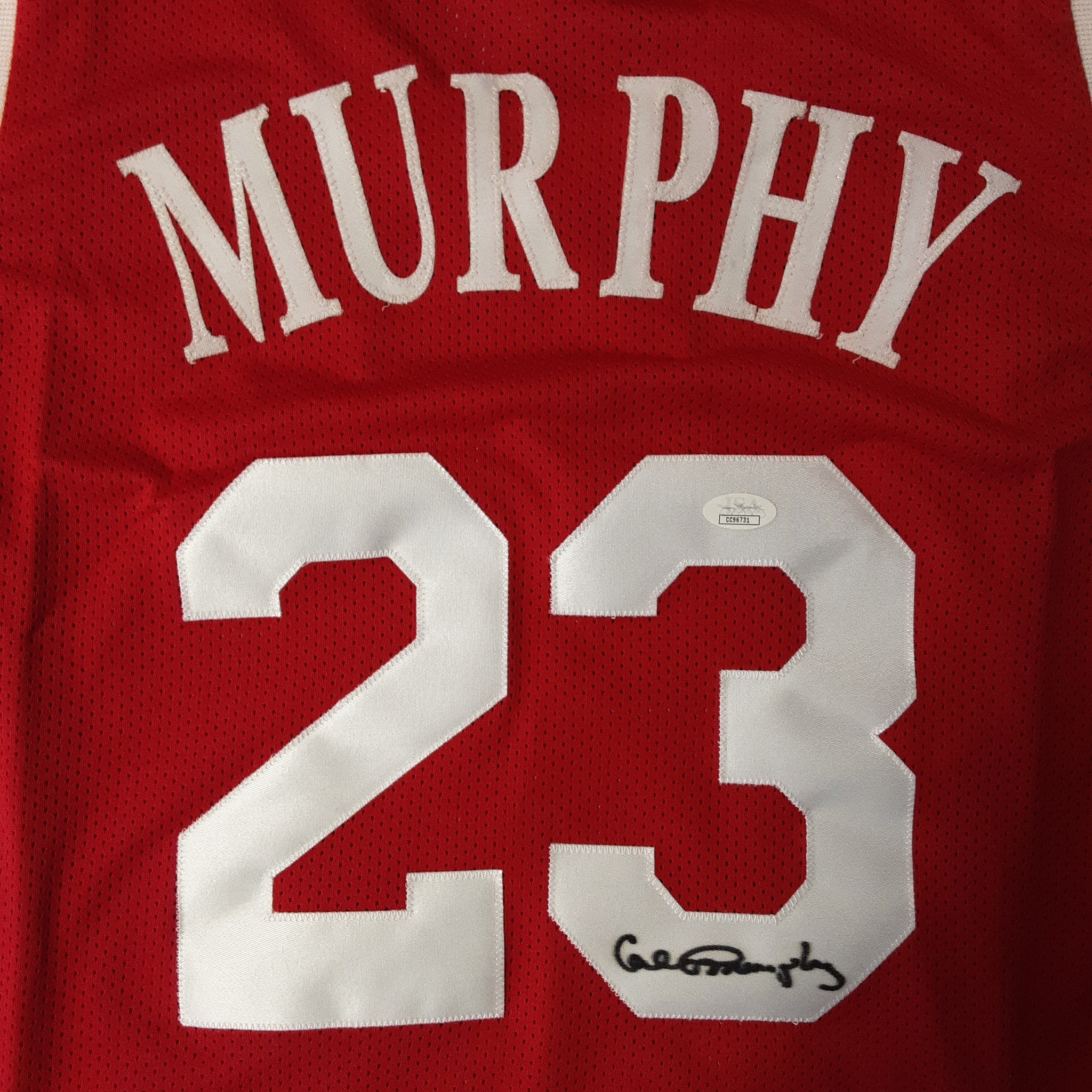 Calvin Murphy Authentic Signed Pro Style Jersey Autographed JSA-
