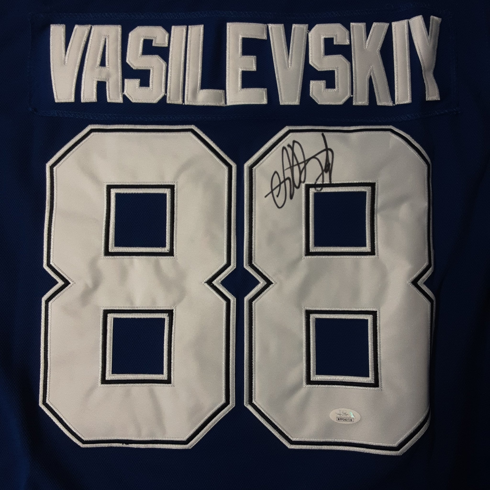 Andrei Vasilevskiy Authentic Signed Pro Style Jersey Autographed JSA-