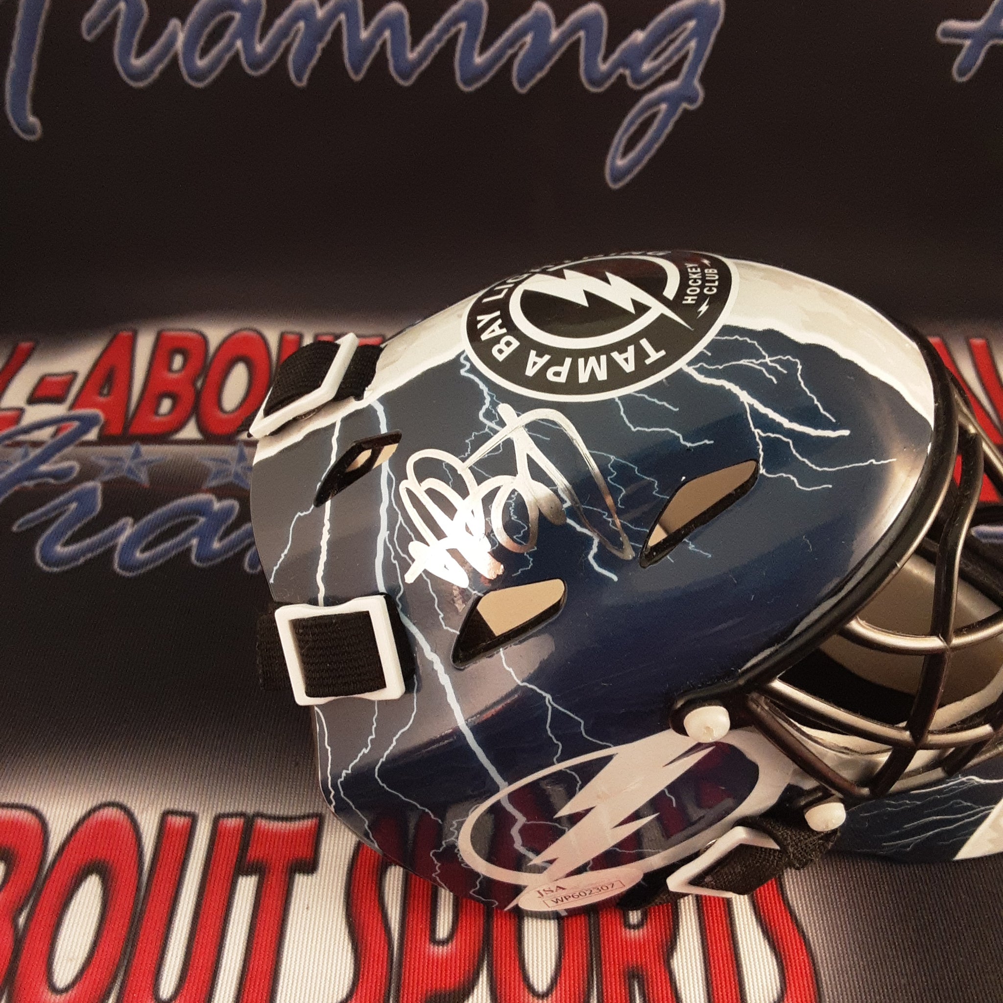 Andrei Vasilevskiy Authentic Signed Autographed Mini Helmet JSA.