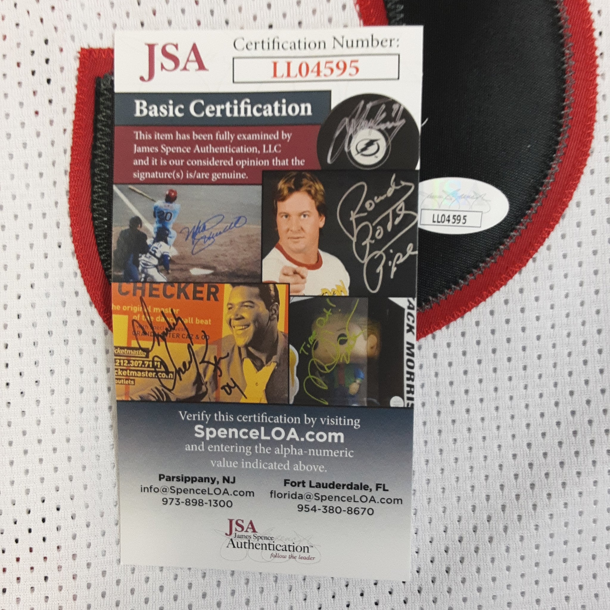 Allen Iverson Authentic Signed Pro Style Jersey Autographed JSA-