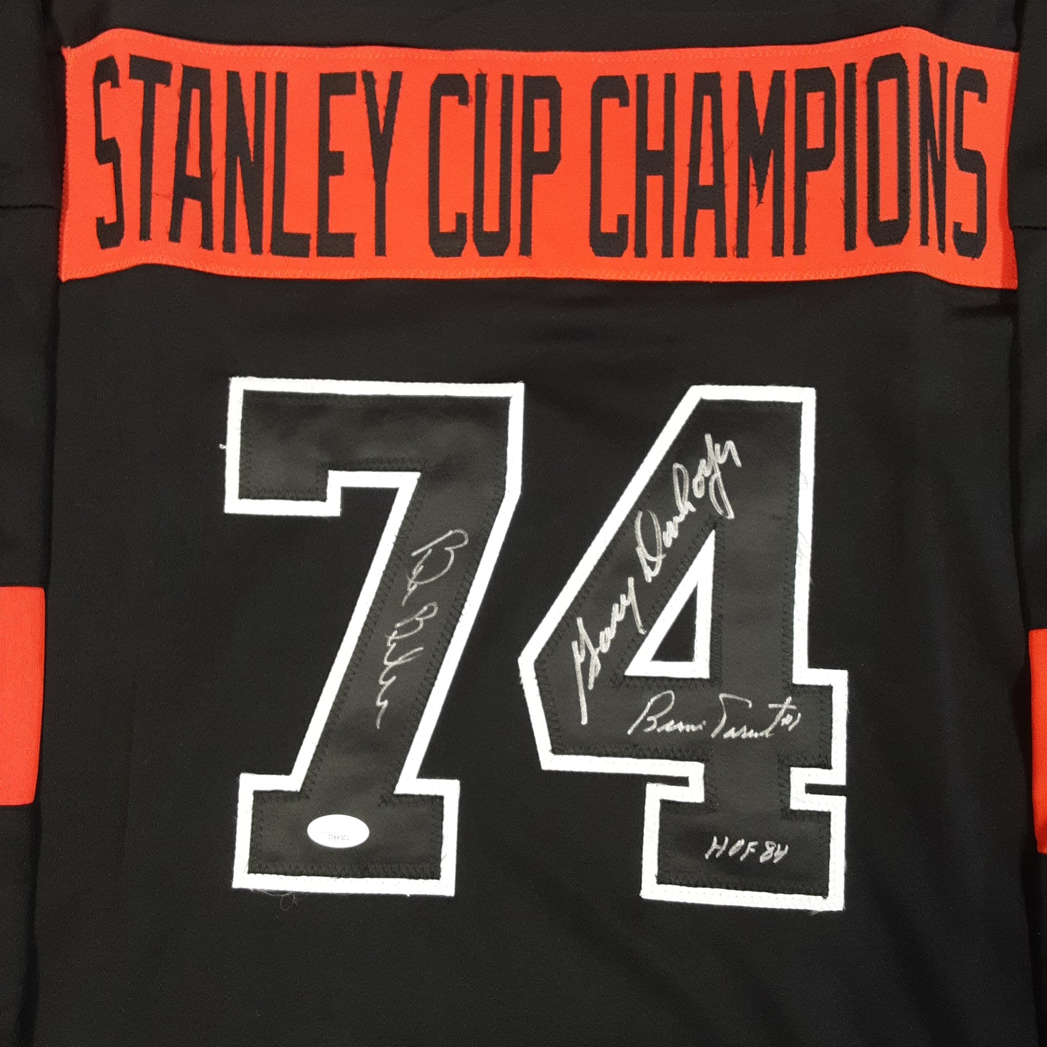 1974 Stanley Cup Champions Authentic Signed Pro Style Jersey Autographed JSA-