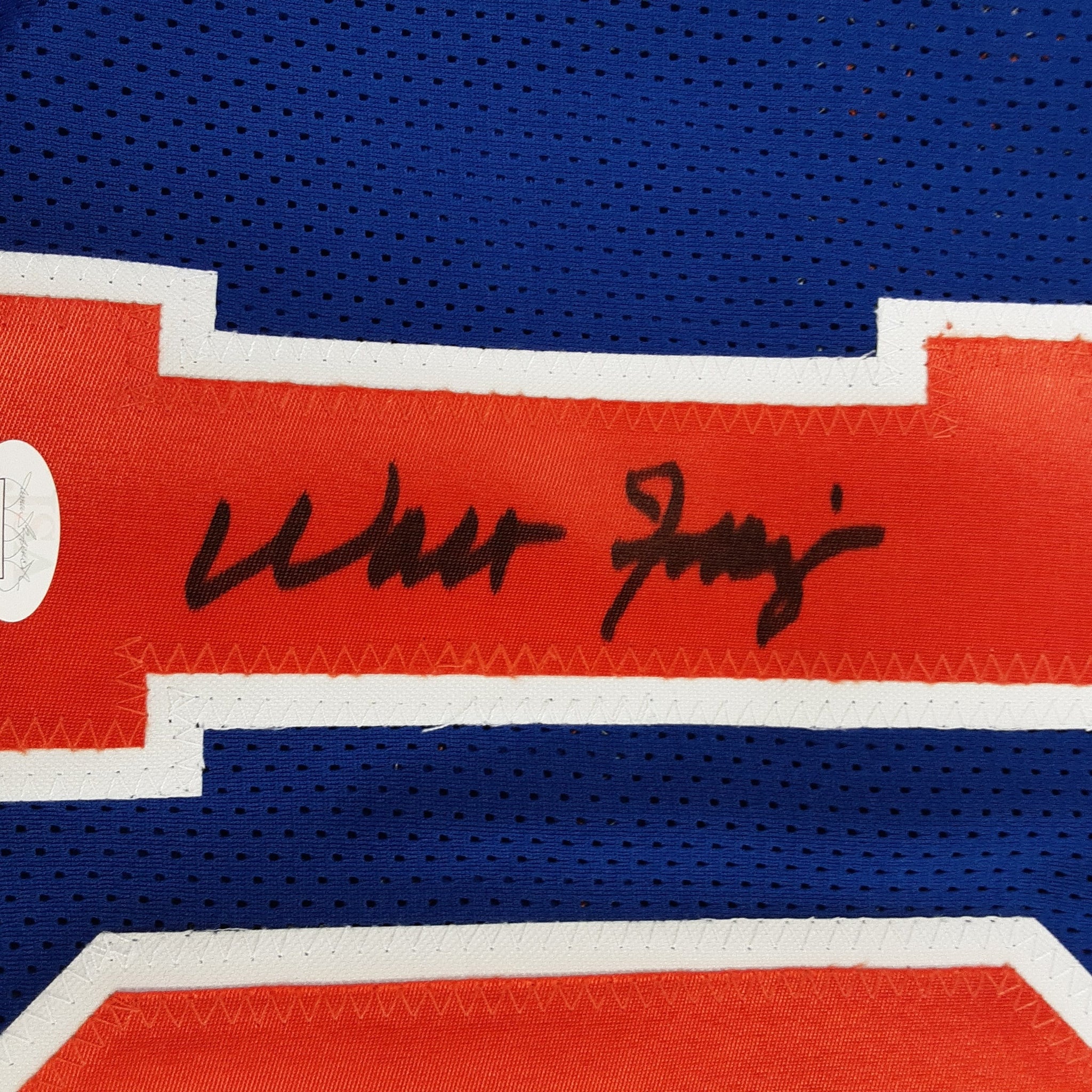 Walt Frazier Authentic Signed Pro Style Jersey Autographed JSA-