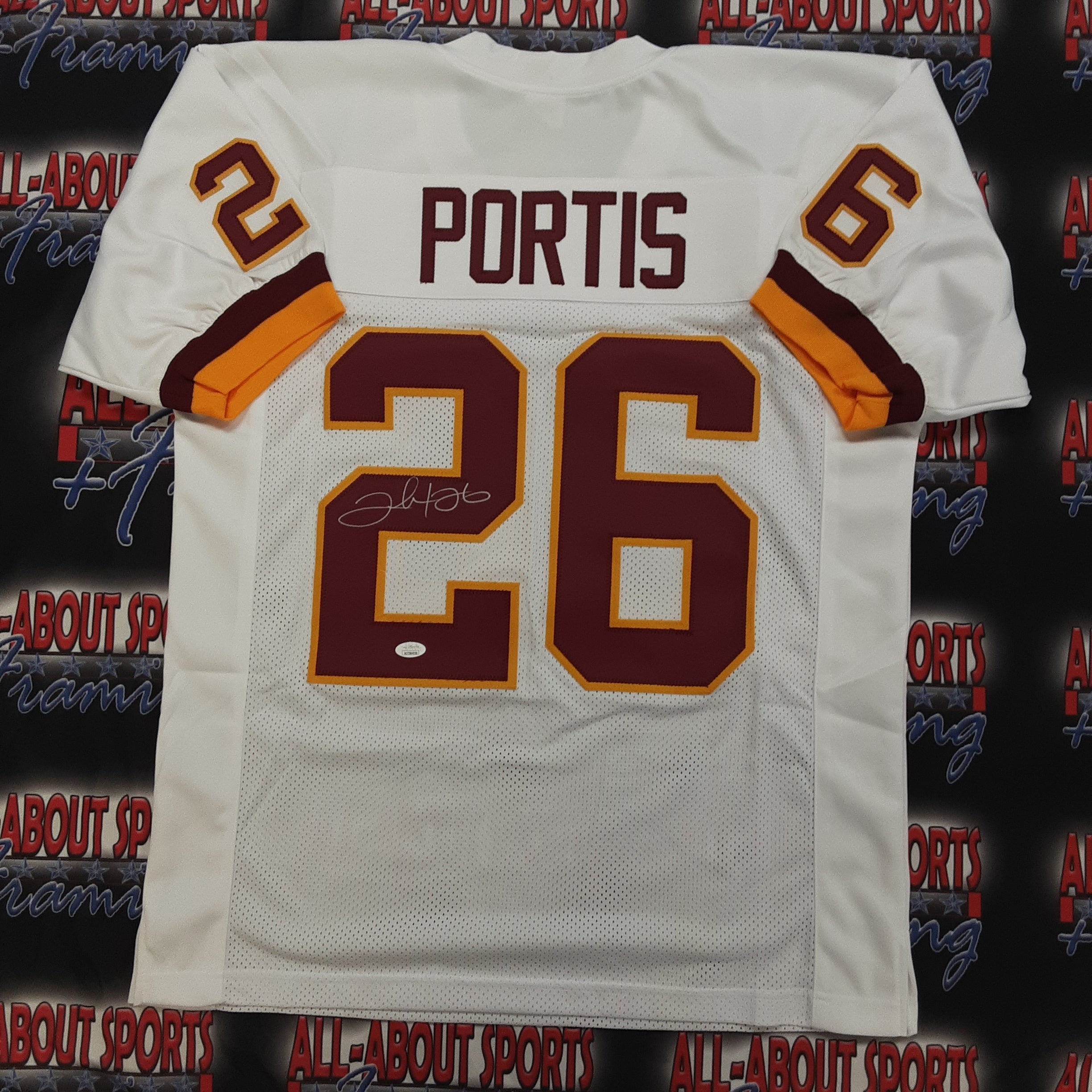 Washington Redskins Clinton Portis Autographed Pro Style White Jersey JSA  Authenticated - Tennzone Sports Memorabilia