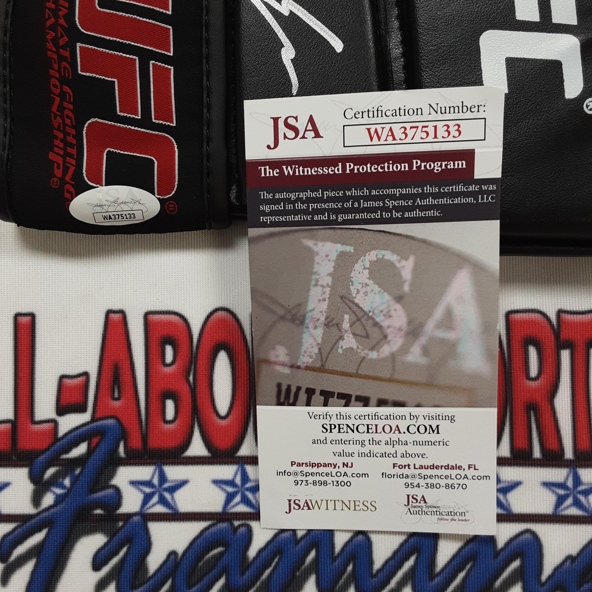 Carla Esparza Authentic Signed Autographed Boxing Glove JSA
