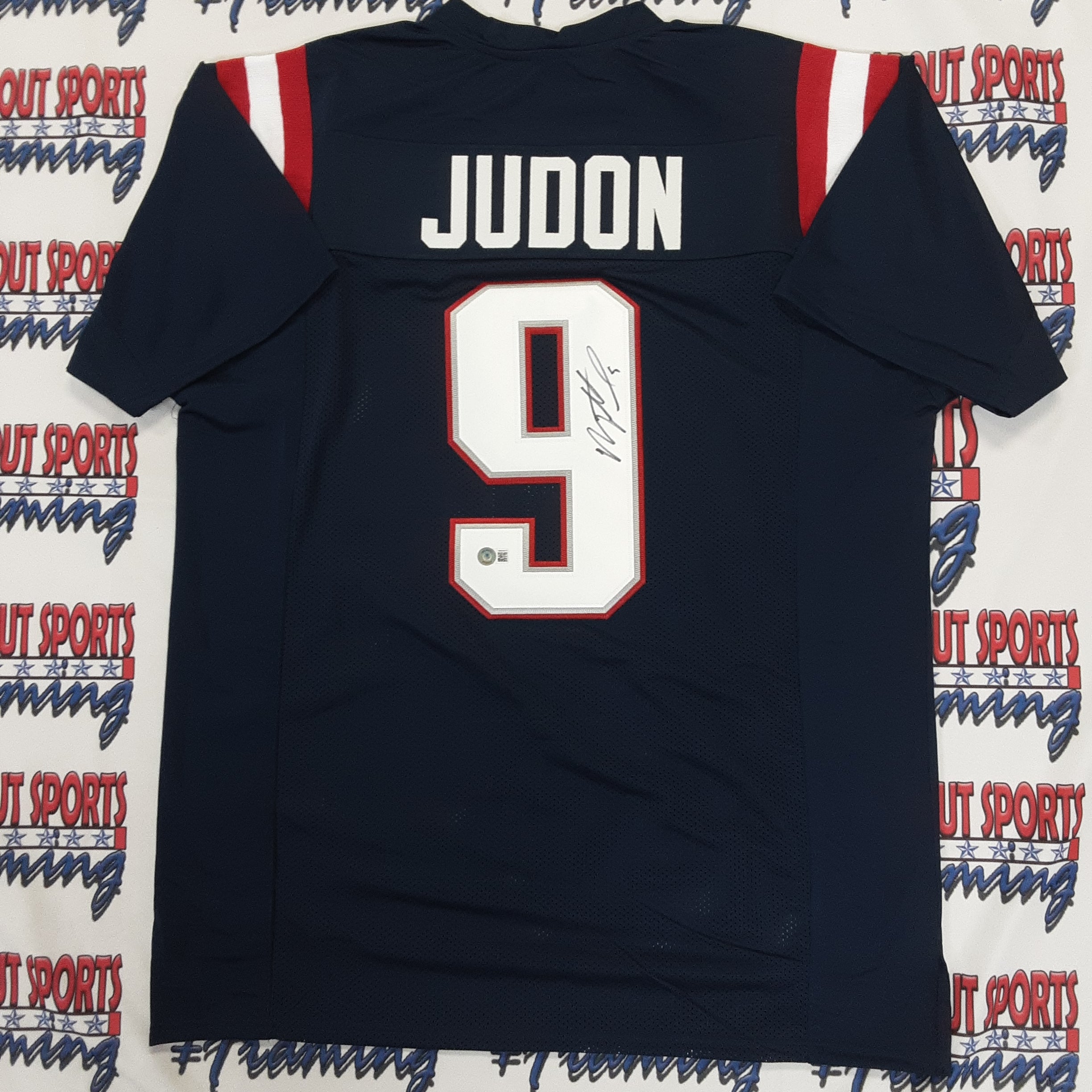 Matthew Judon Signed New England White Football Jersey (JSA)