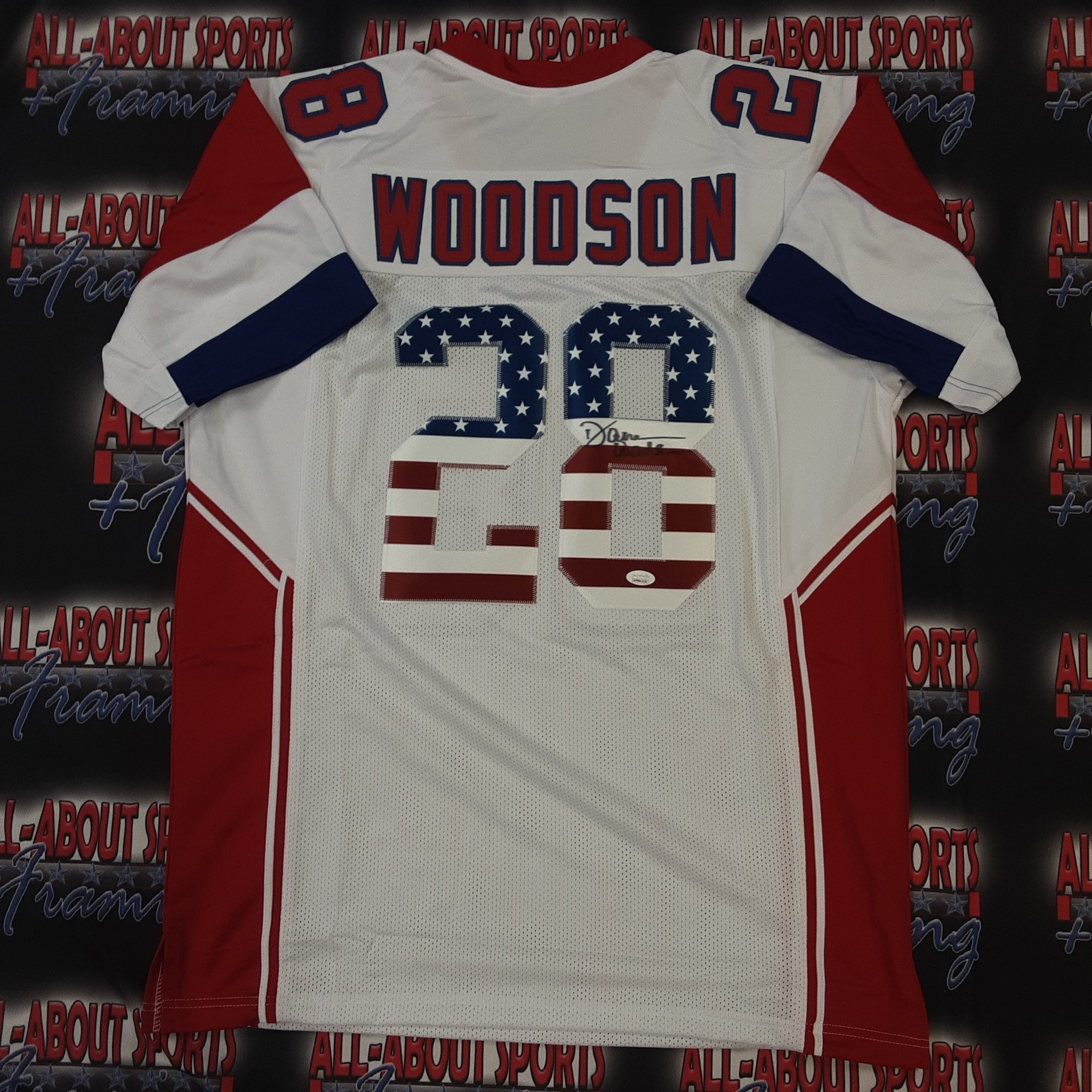 Darren Woodson Authentic Signed Pro Style Jersey Autographed JSA