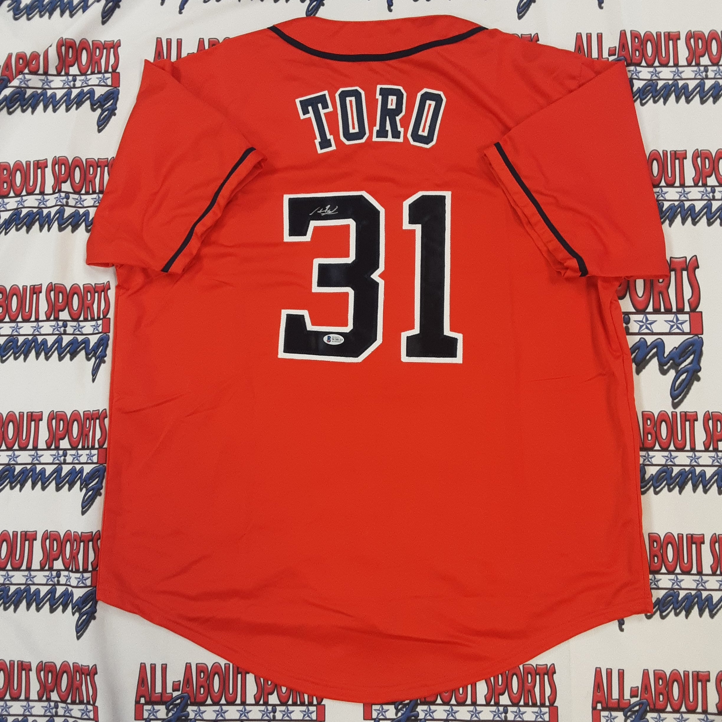 Abraham Toro Signed Houston Astros Jersey (Beckett COA) 3rd Baseman – Super  Sports Center