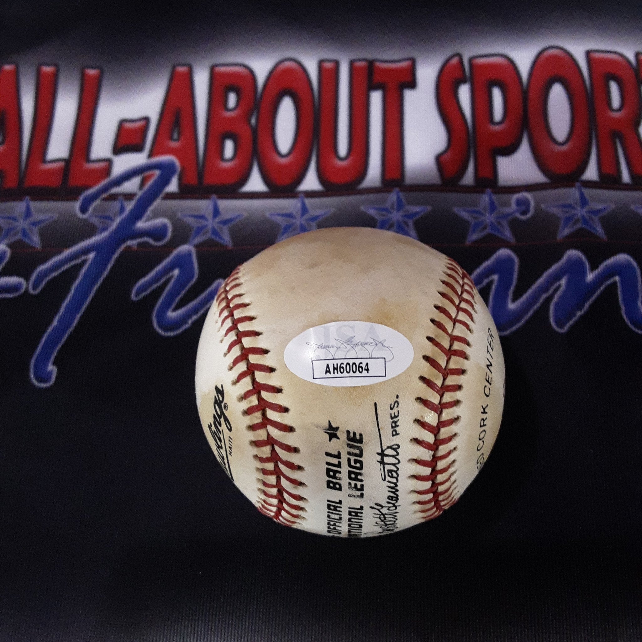 Andre Dawson Authentic Signed Baseball Autographed JSA.