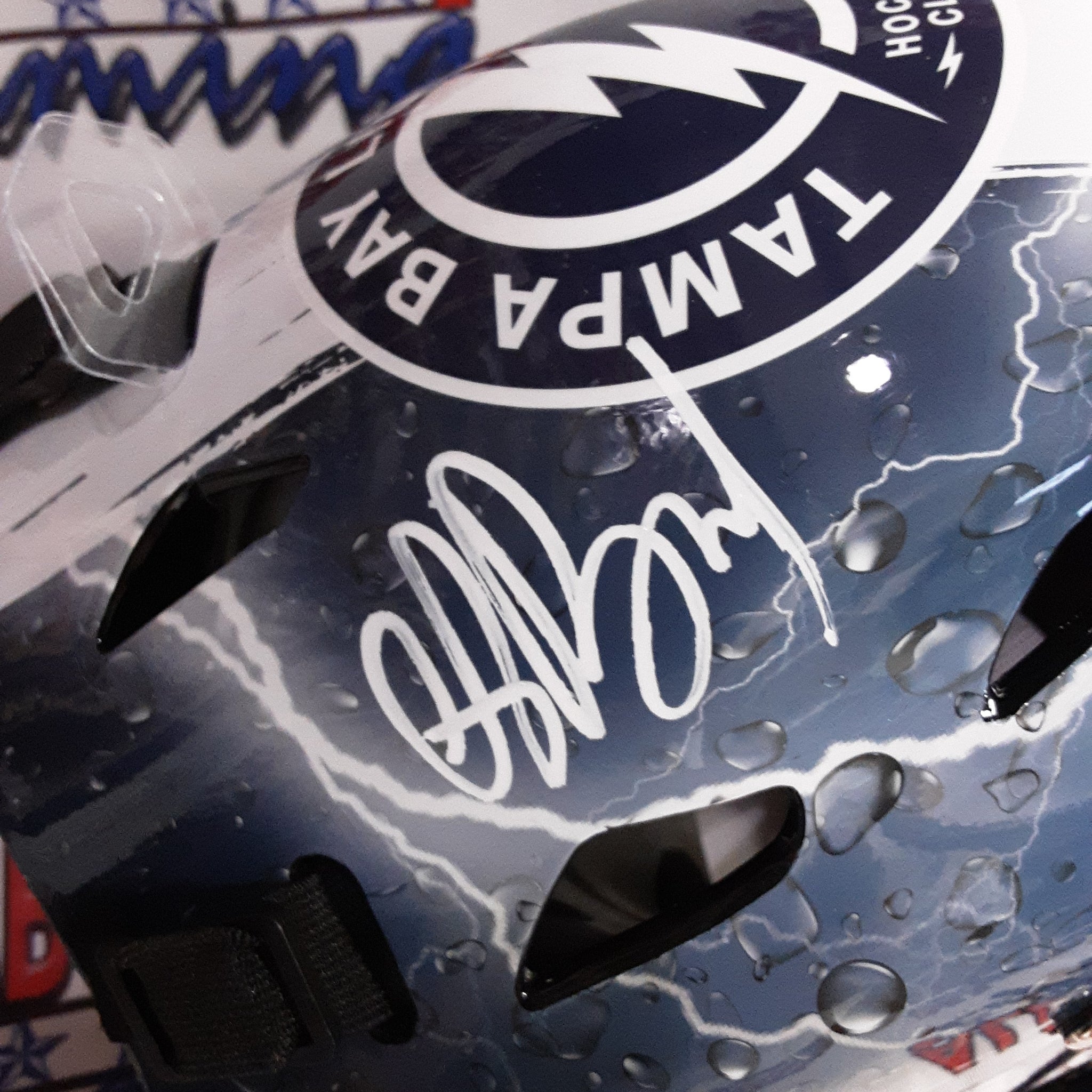 Andrei Vasilevskiy Authentic Signed Autographed Full Size Helmet JSA.
