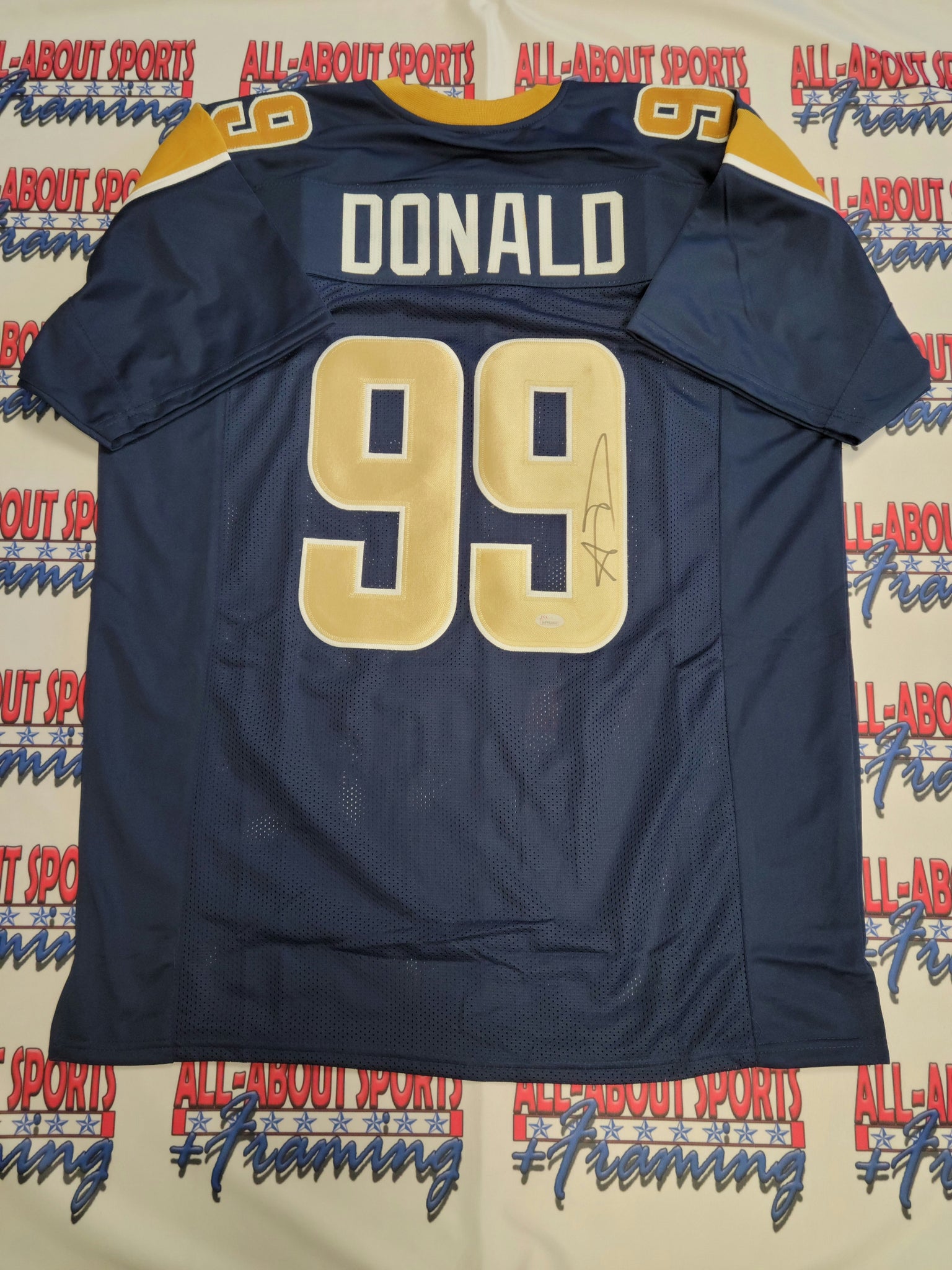 Aaron Donald Authentic Signed Pro Style Jersey Autographed JSA