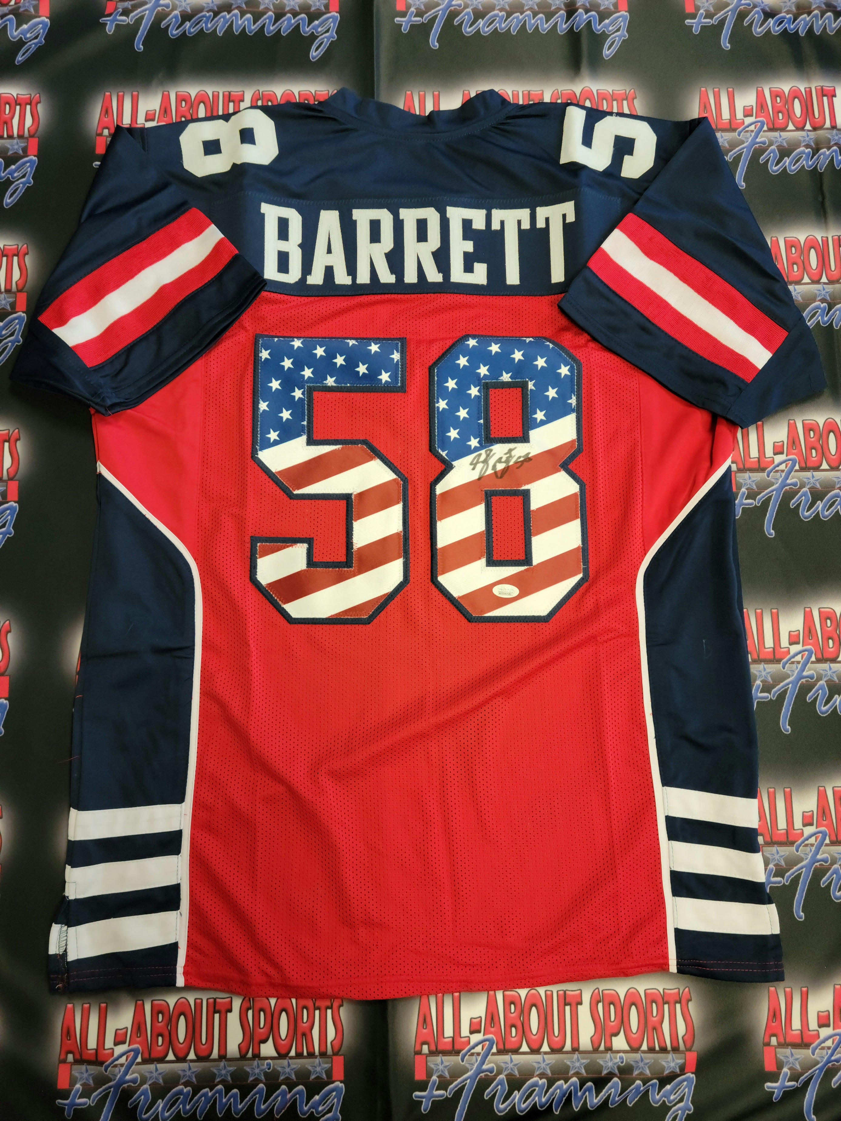 footballcollectible Shaquil Barrett Autographed Tampa Bay Buccaneers Jersey