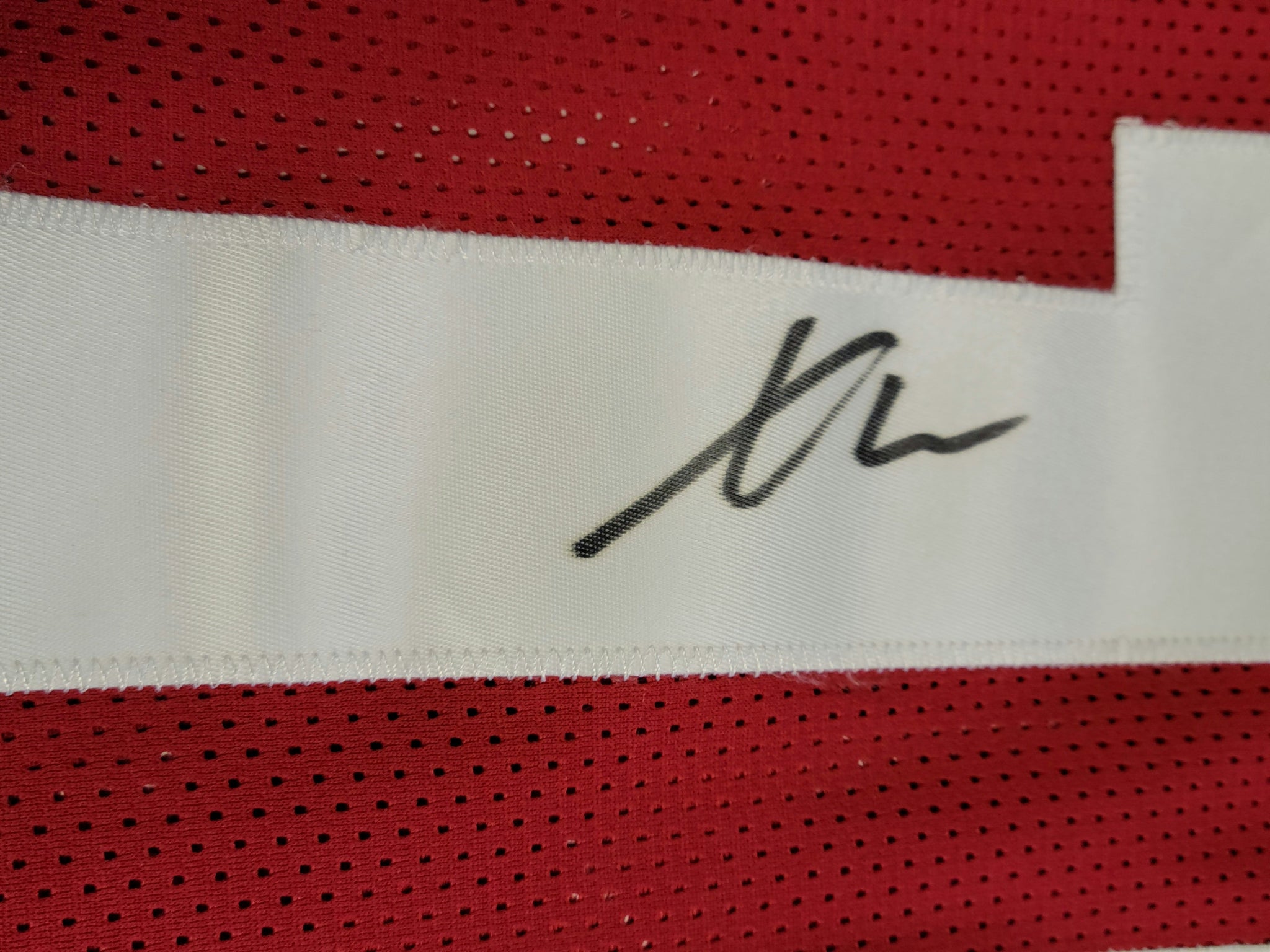 Xavier McKinney Authentic Signed Pro Style Jersey Autographed JSA-