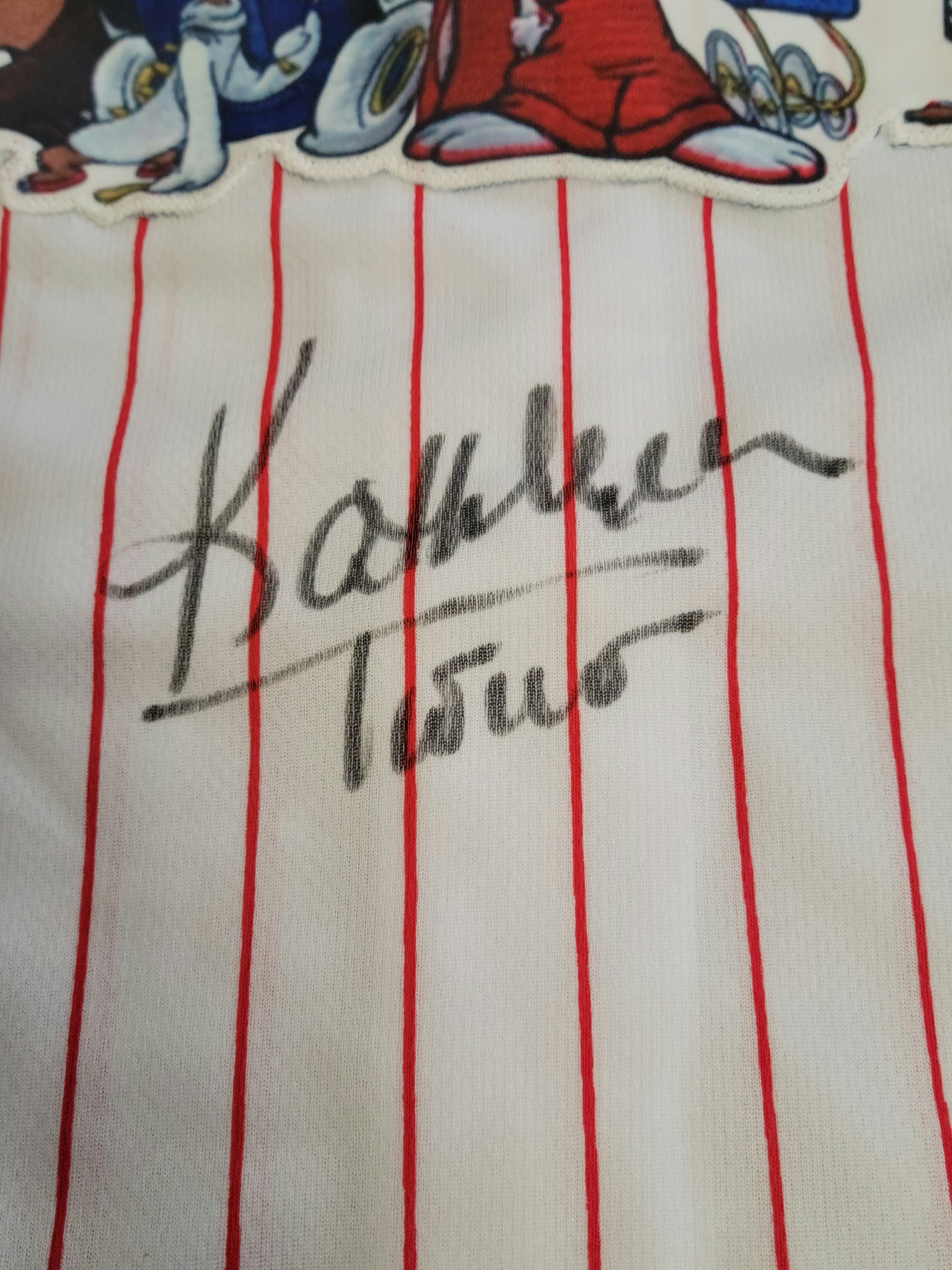 Kathleen Turner Authentic Signed Pro Style Jersey Autographed JSA-