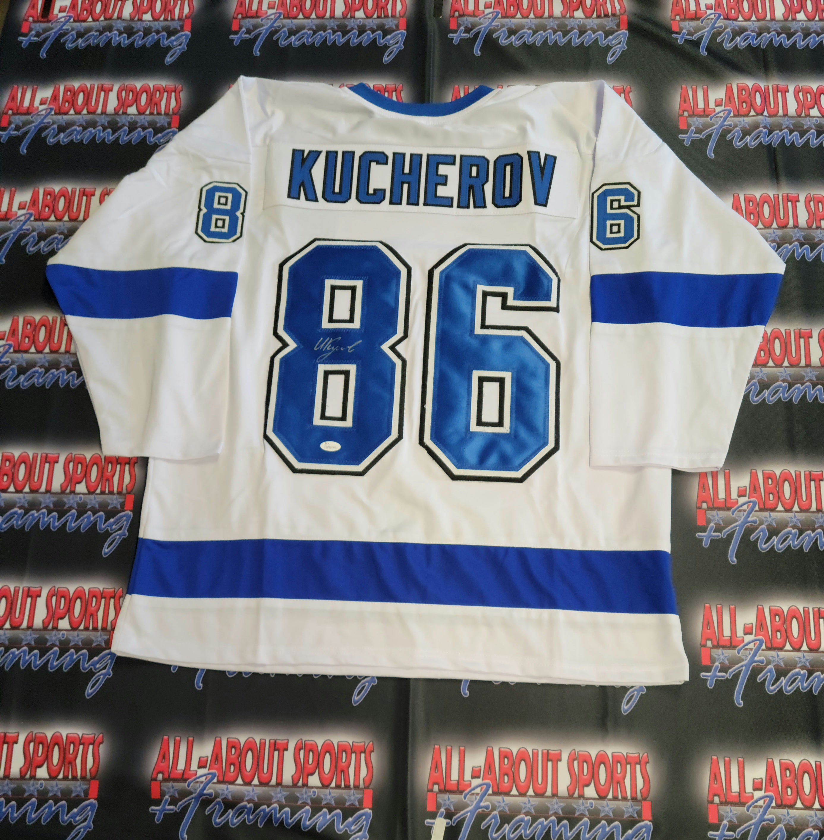 Framed Nikita Kucherov Tampa Bay Lightning Autographed Black