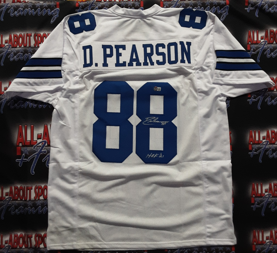 Drew Pearson Authentic Signed Pro Style Jersey Autographed Beckett