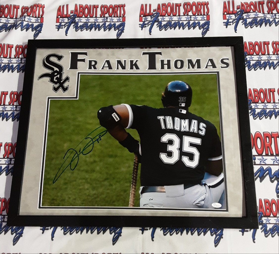 Frank Thomas Framed Jersey JSA Autographed Signed Chicago White Sox