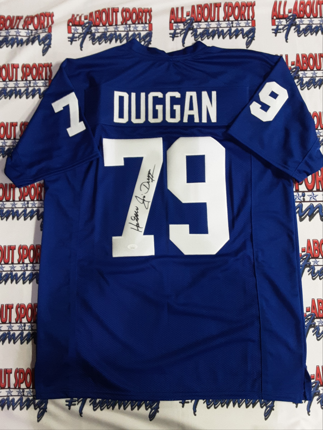 "Hacksaw" Jim Duggan Authentic Signed Pro Style Jersey Autographed JSA-