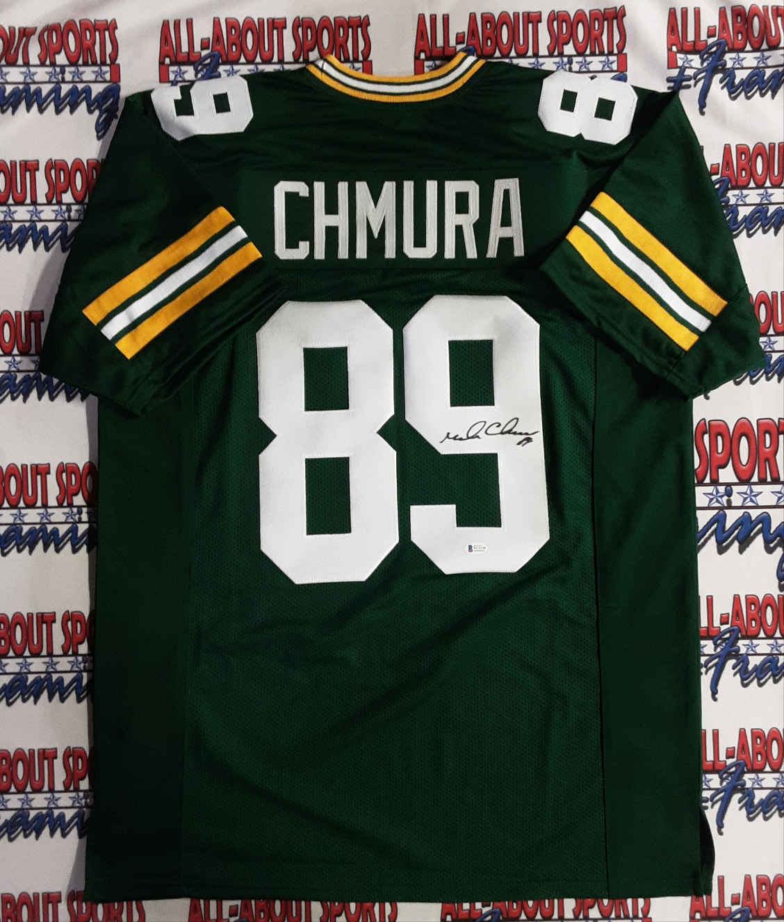 Mark Chmura Authentic Signed Pro Style Jersey Autographed Beckett