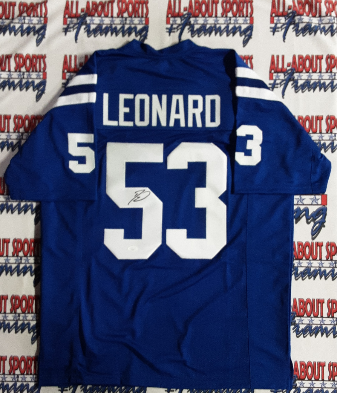 darius leonard autographed jersey