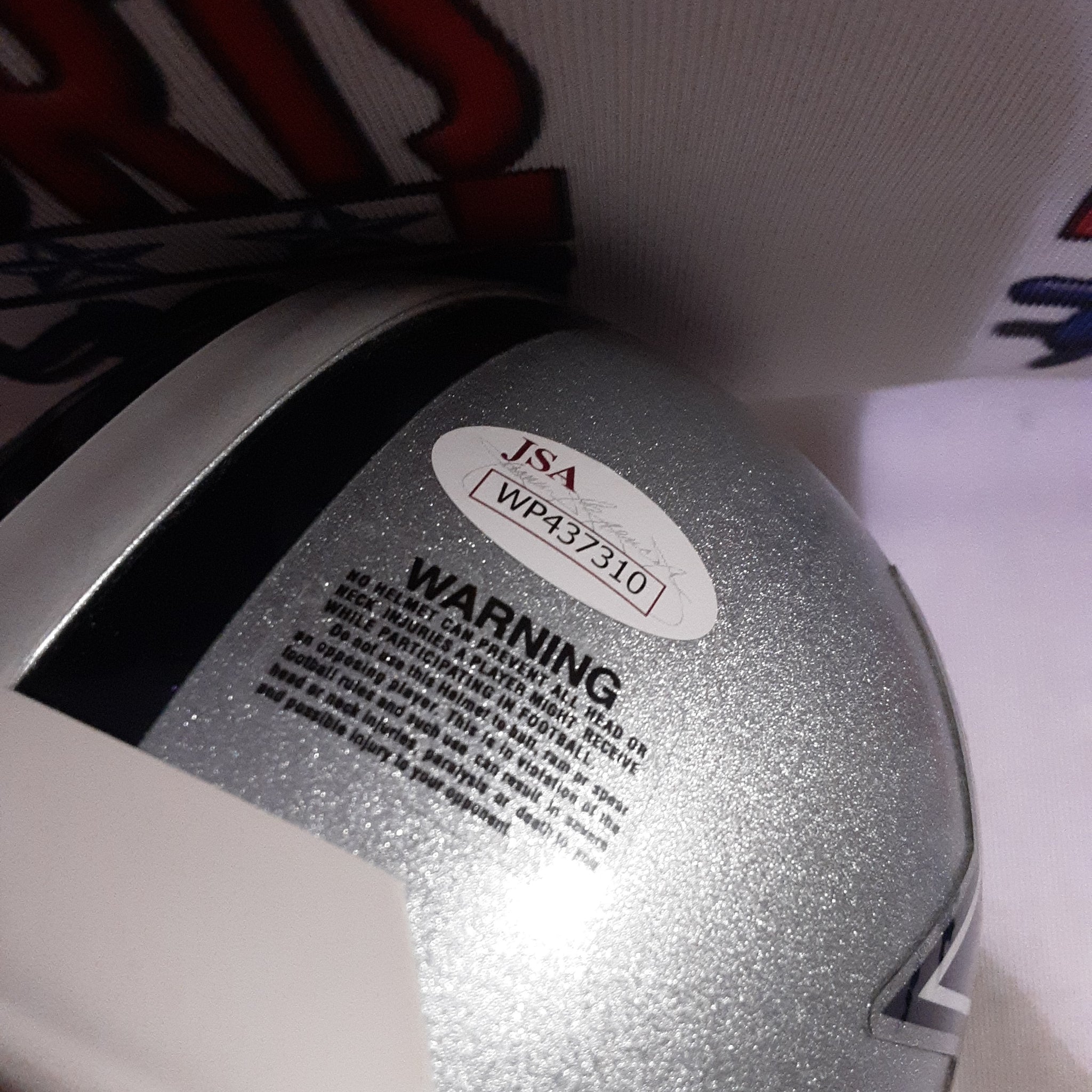 Jay Novacek Authentic Signed Autographed Mini Helmet JSA