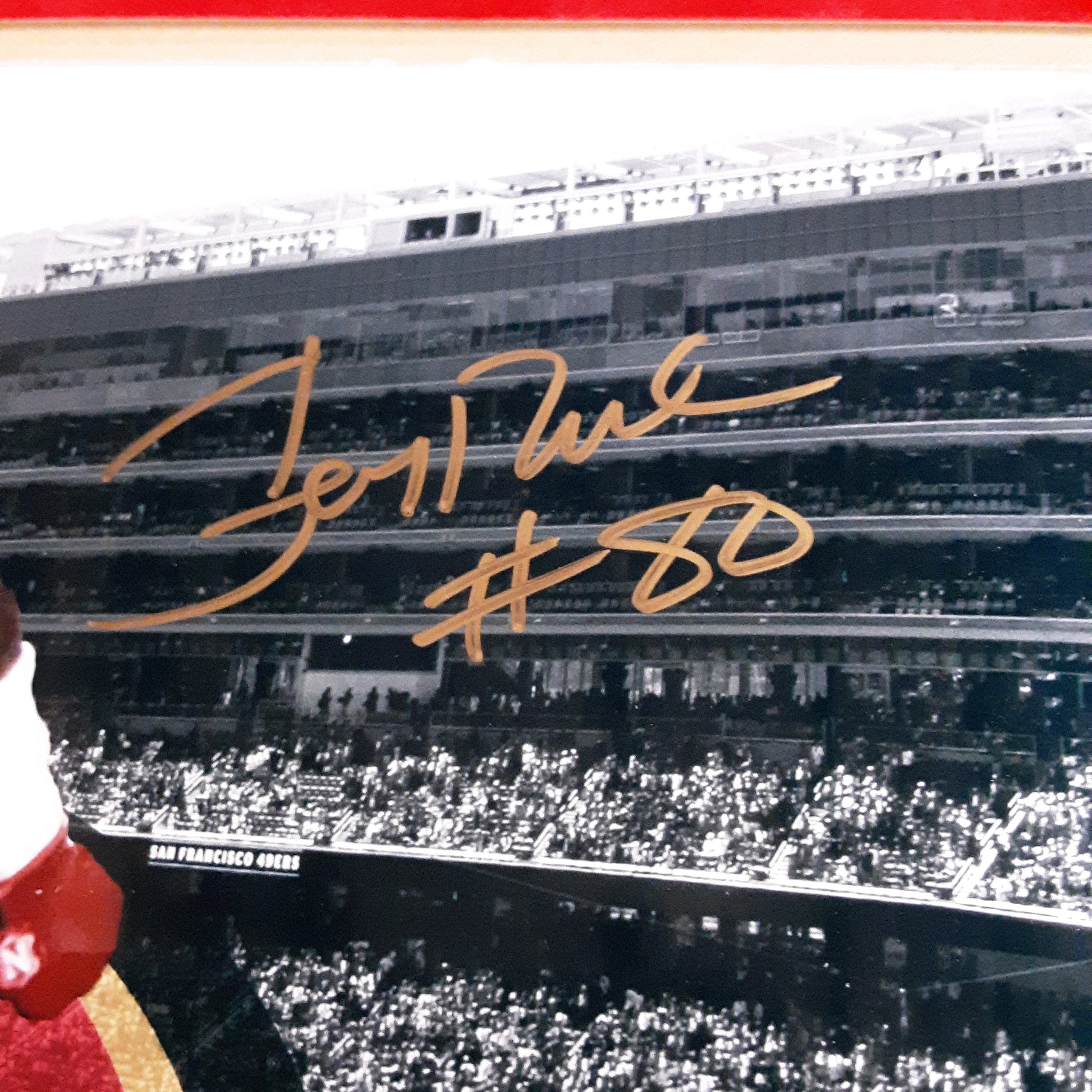 Jerry Rice San Francisco 49ers Signed 16x20 Photo PSA